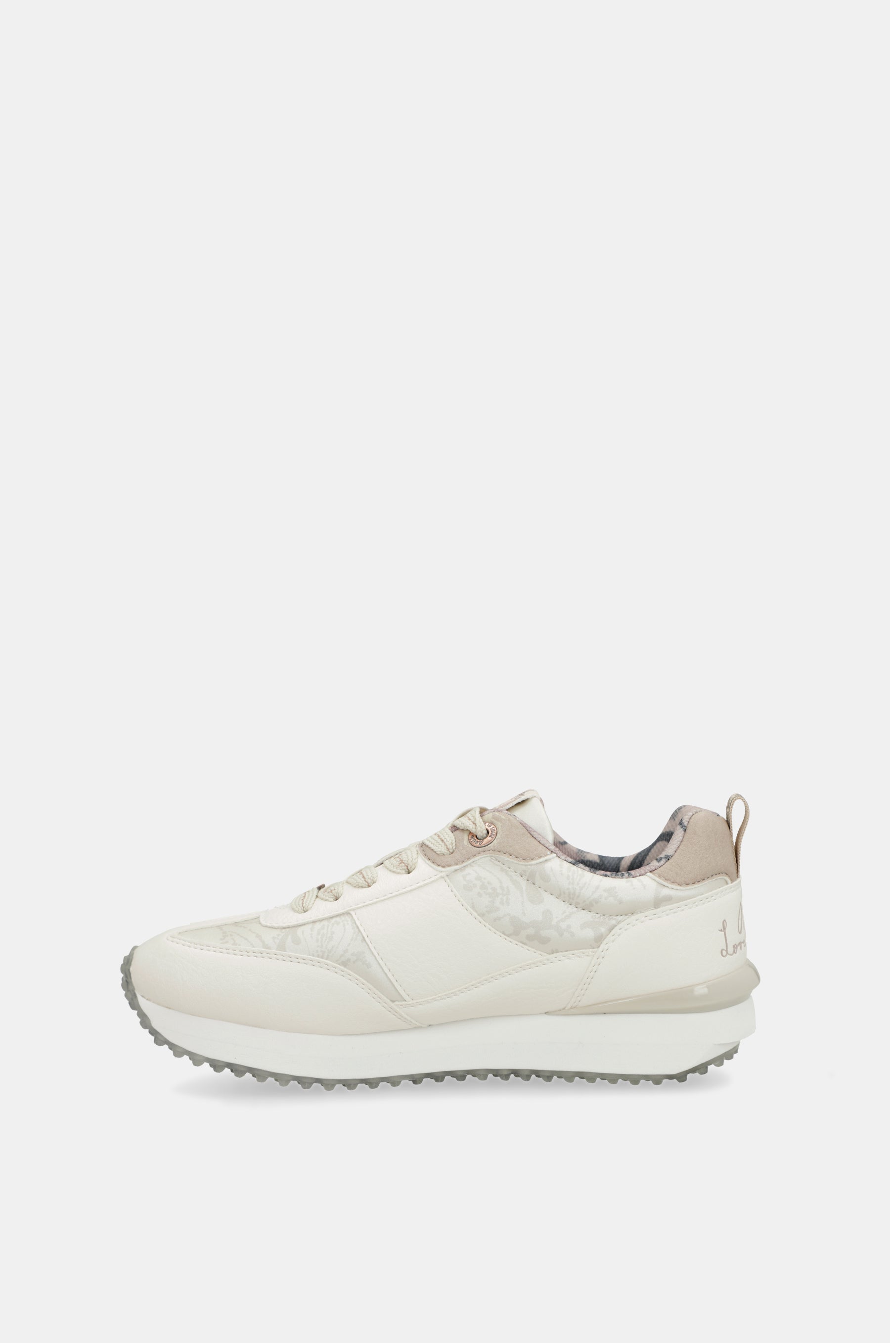 Deportivos blancos suela multicolor