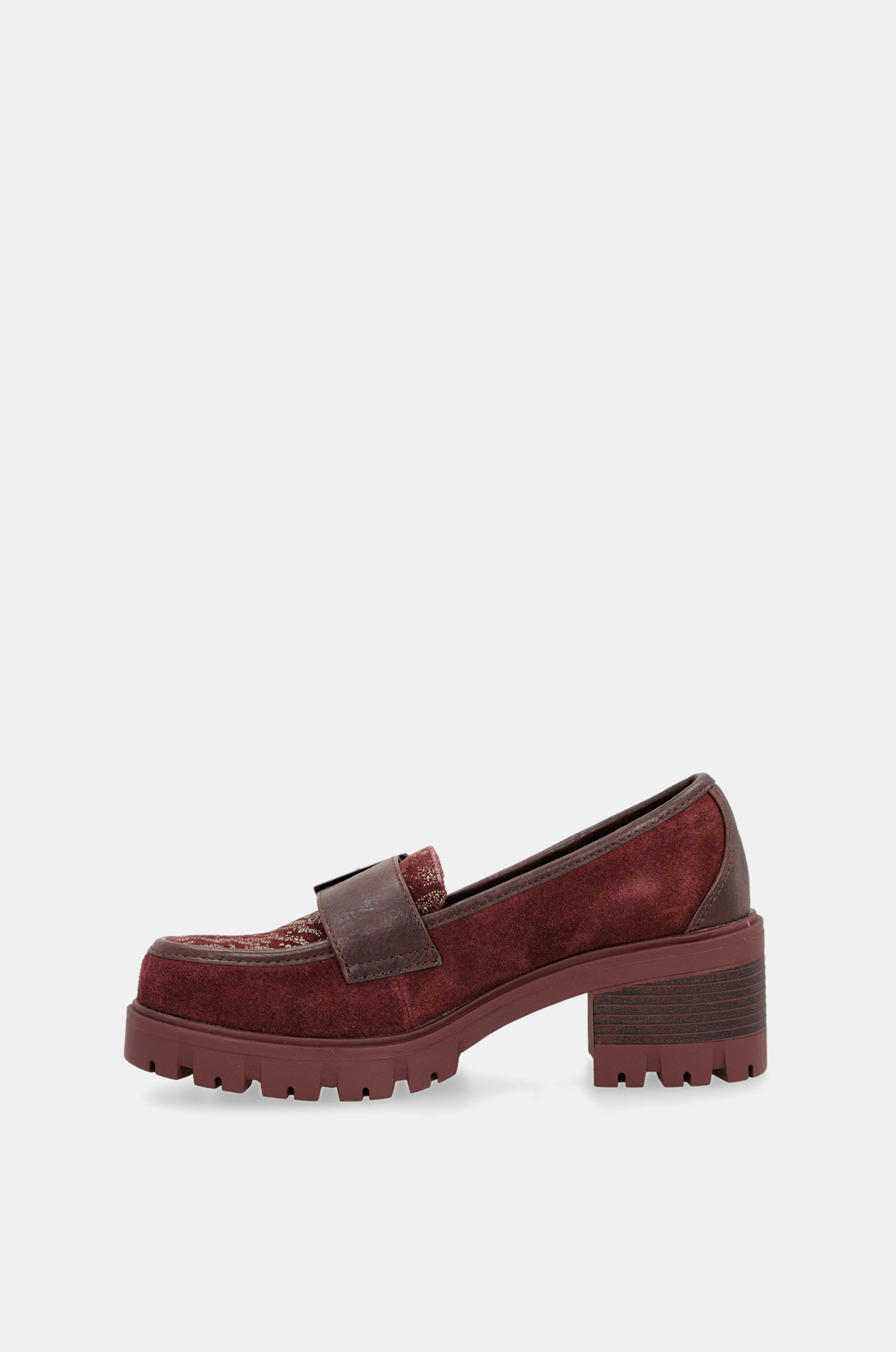 Mocasines burdeos