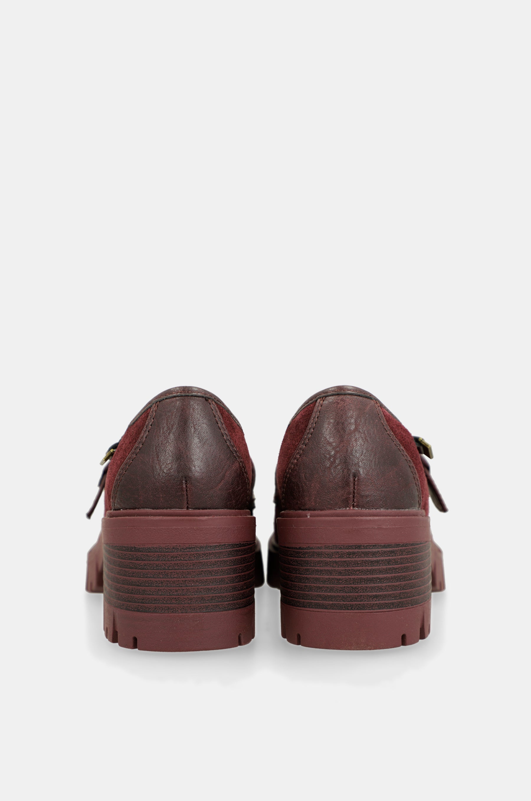 Mocasines burdeos