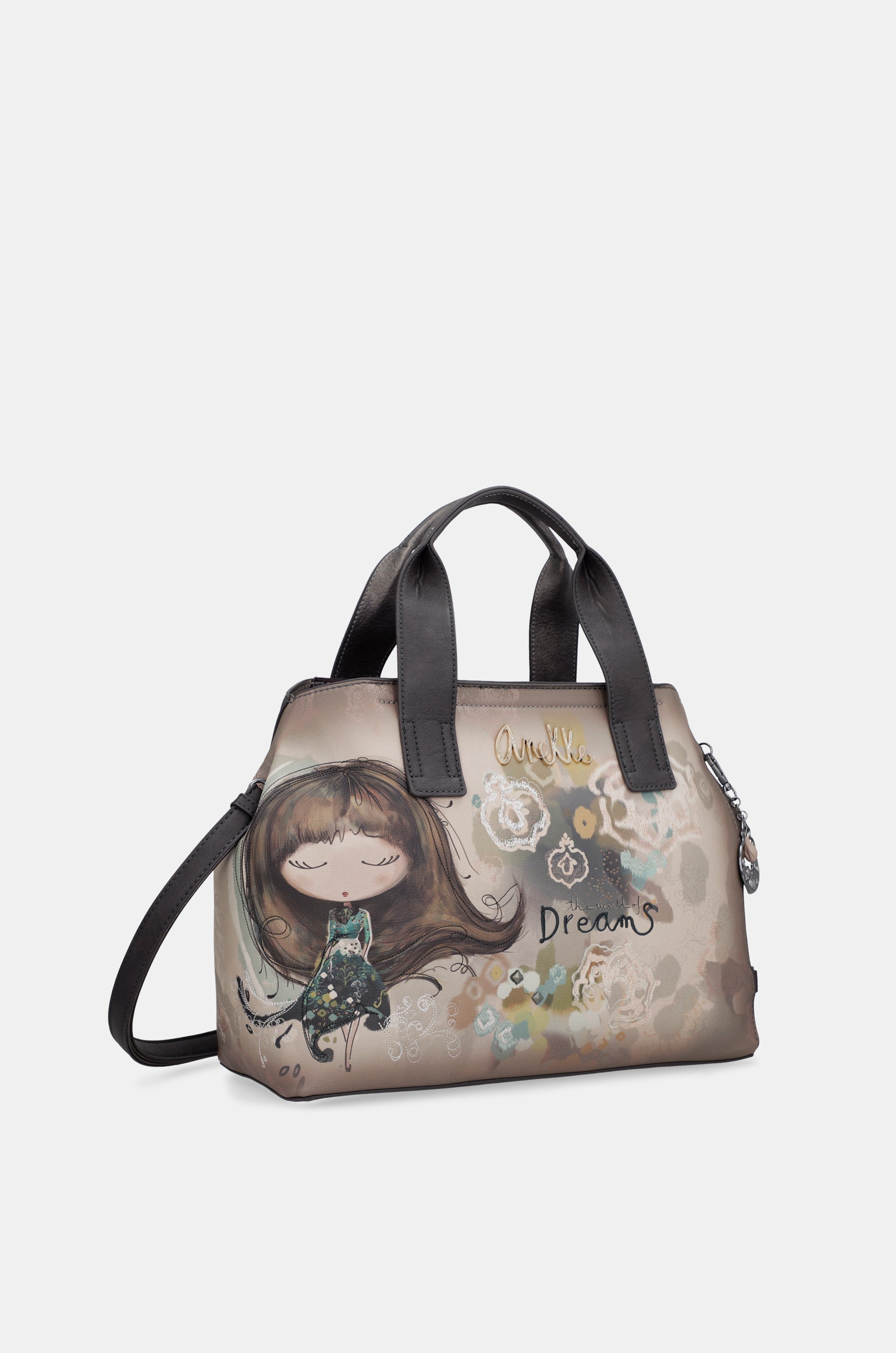 Bolso de mano con bandolera Real