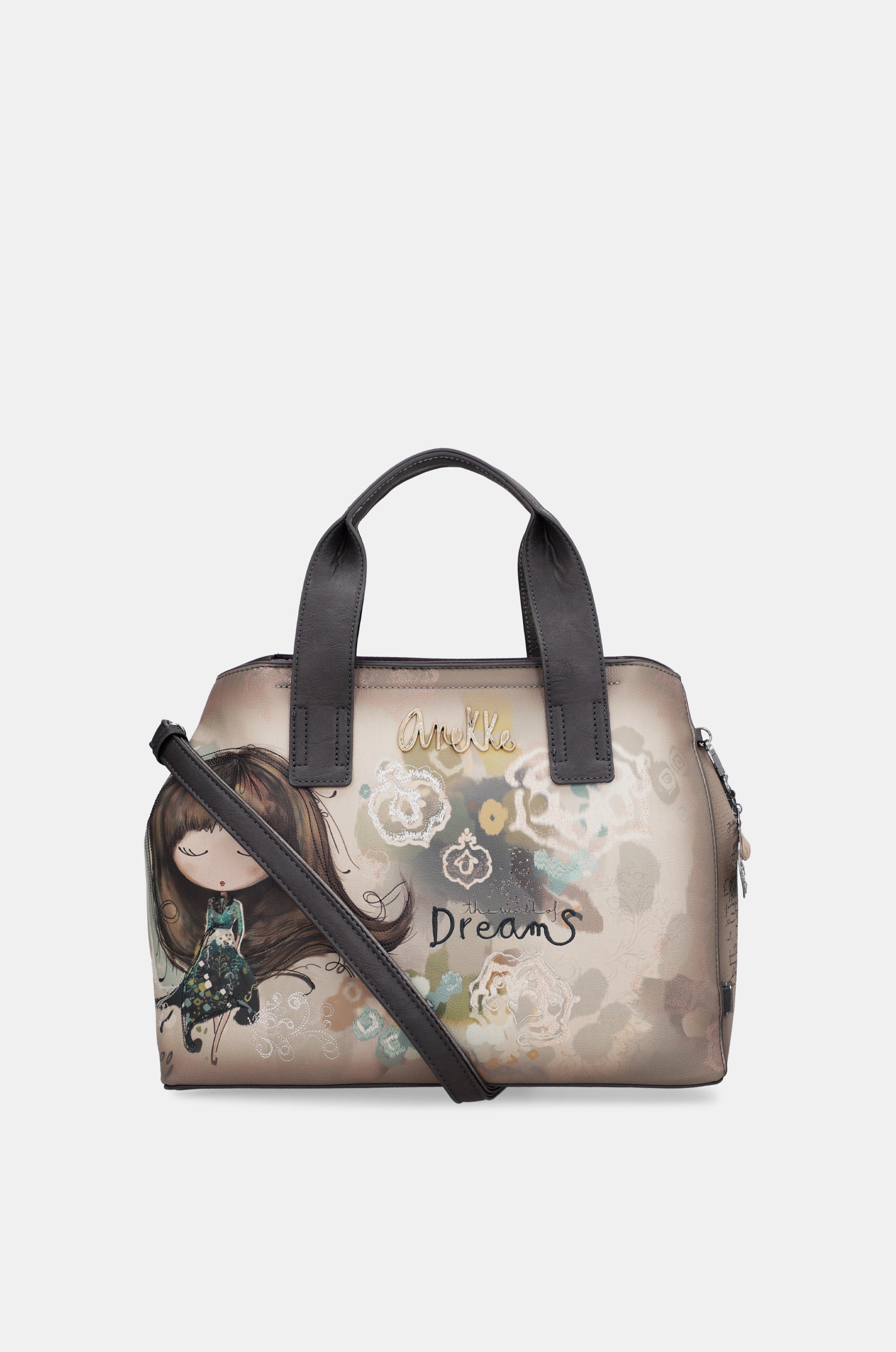 Bolso de mano con bandolera Real