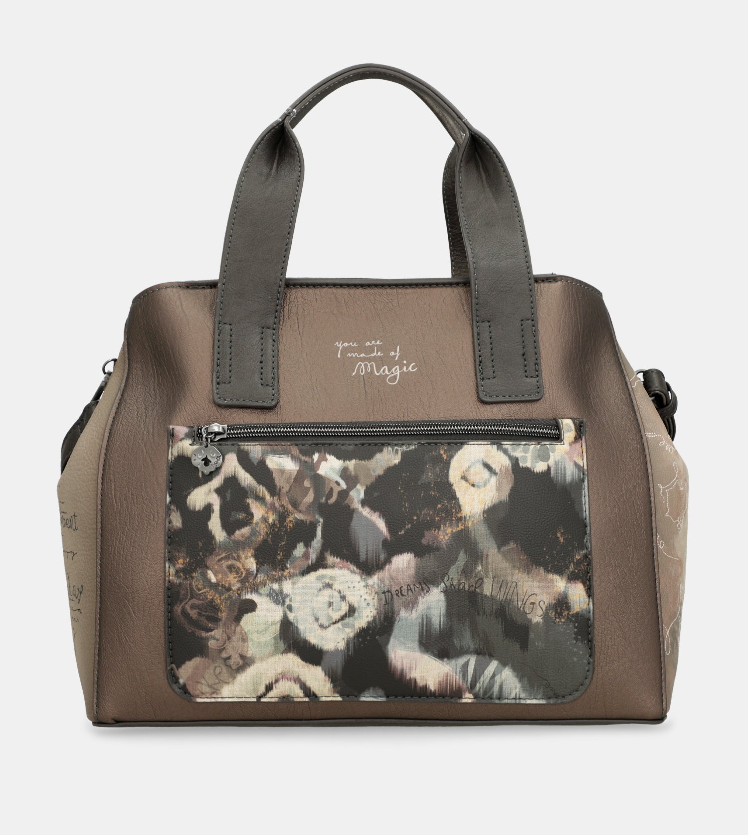 Bolso de mano con bandolera Real