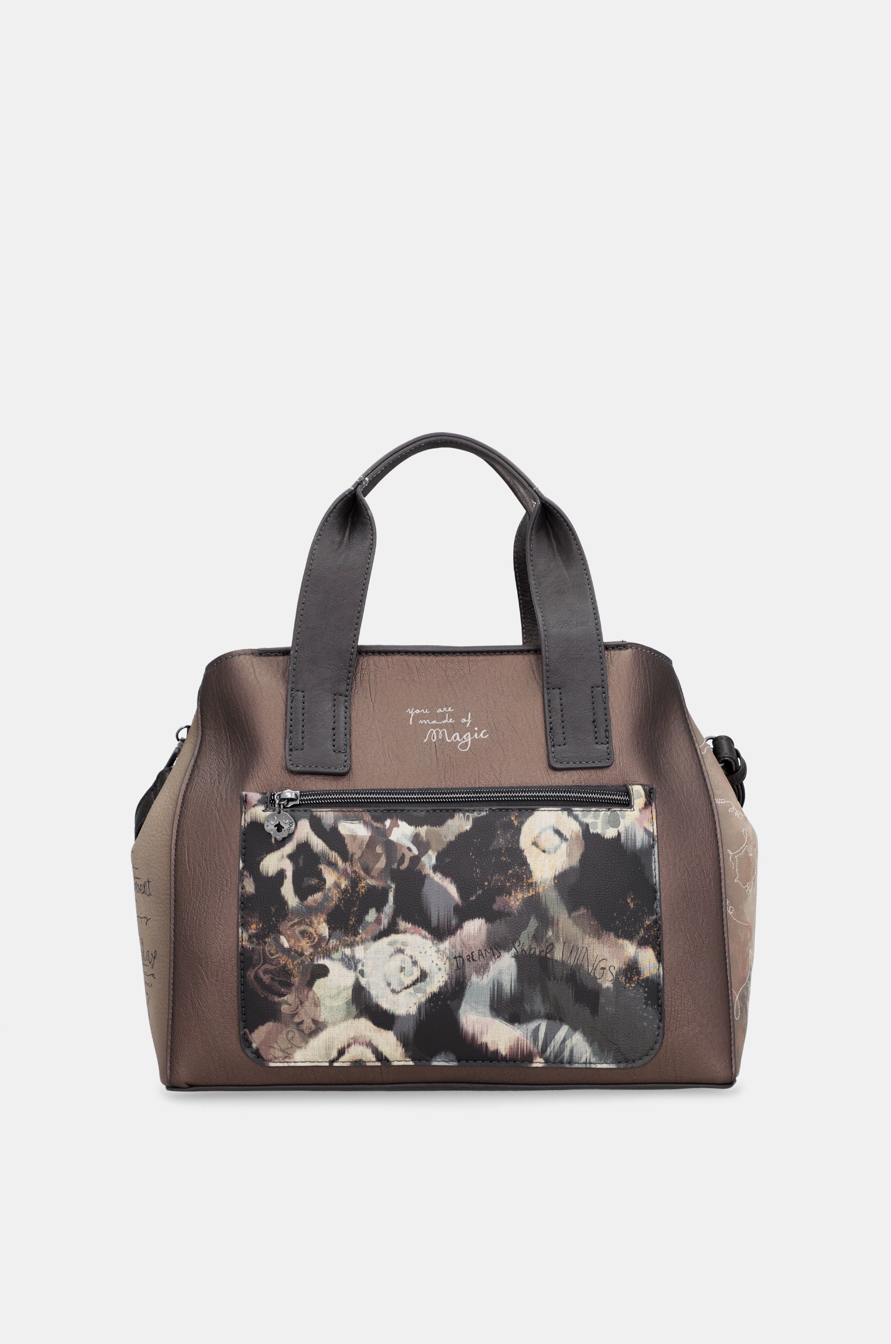 Bolso de mano con bandolera Real