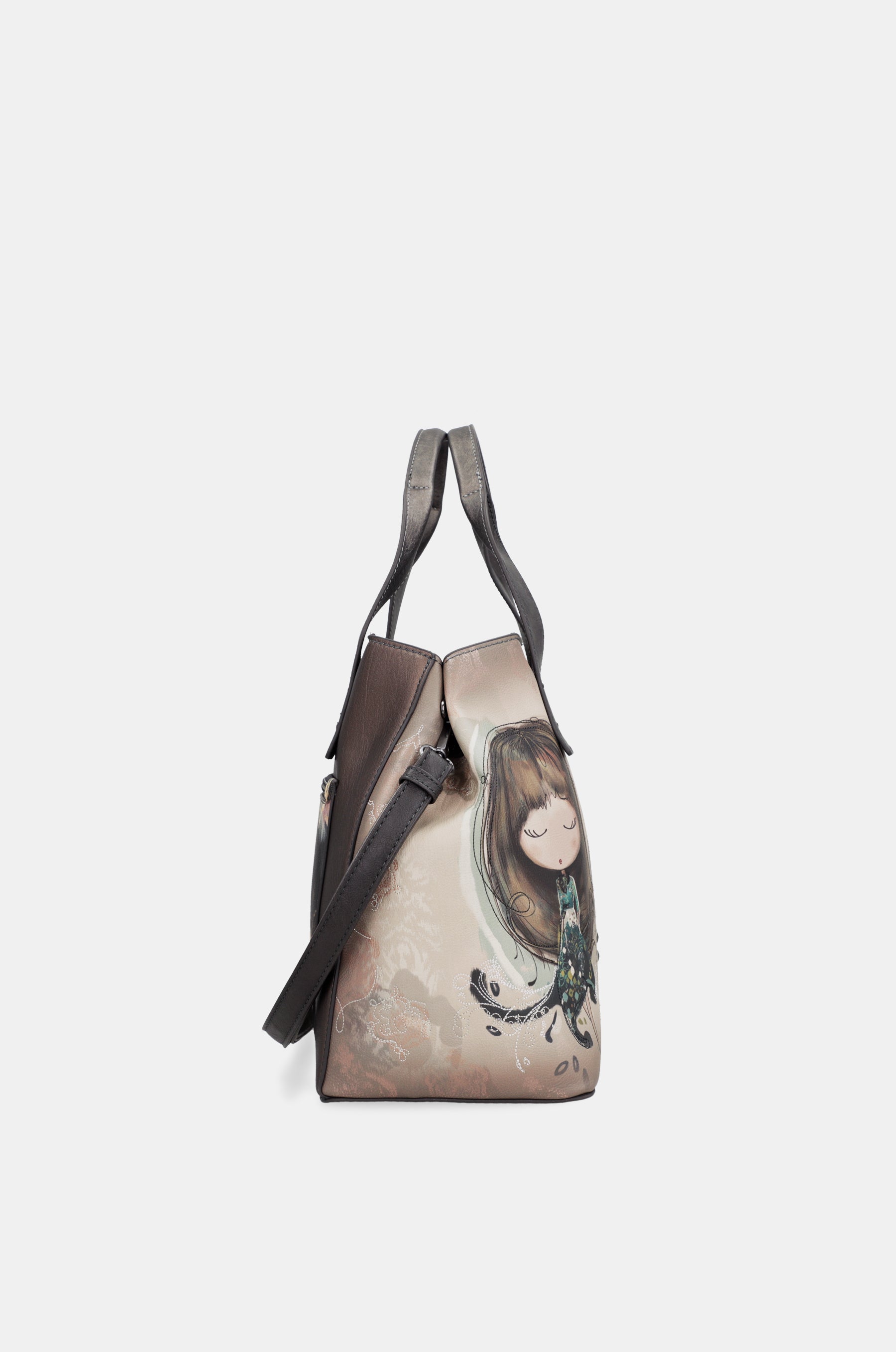 Bolso de mano con bandolera Real