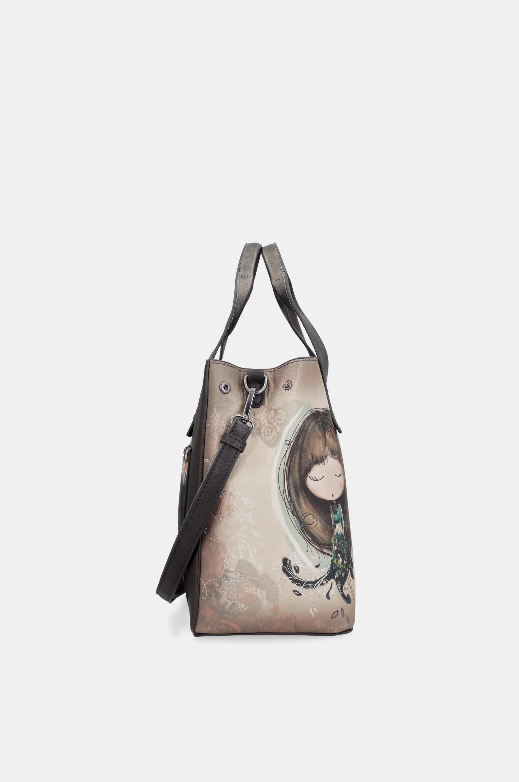 Bolso de mano con bandolera Real