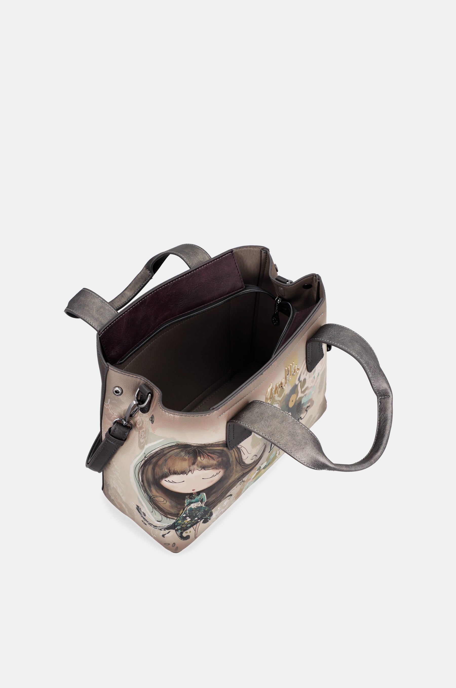 Bolso de mano con bandolera Real