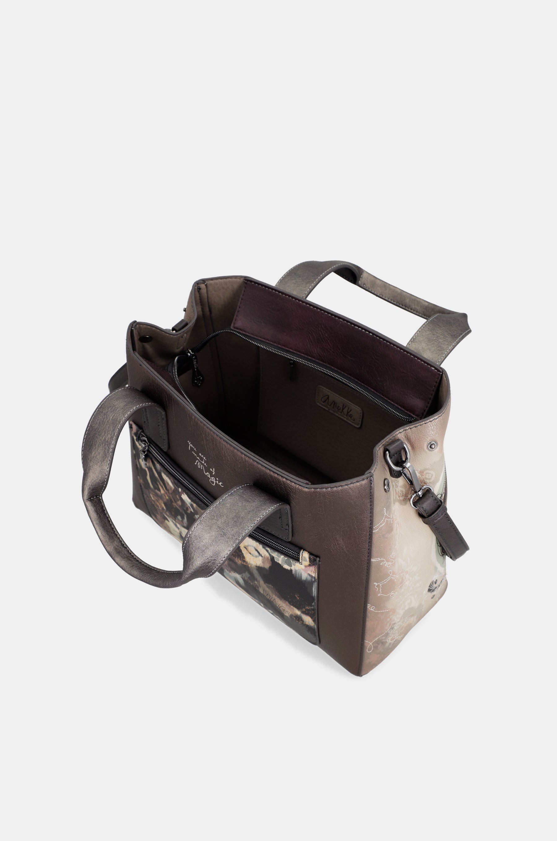 Bolso de mano con bandolera Real