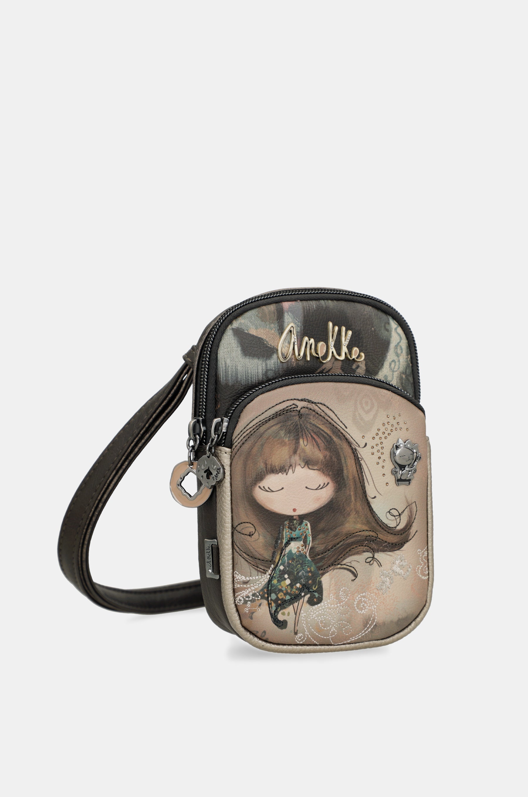 Mini bandolera con bolsillo Real