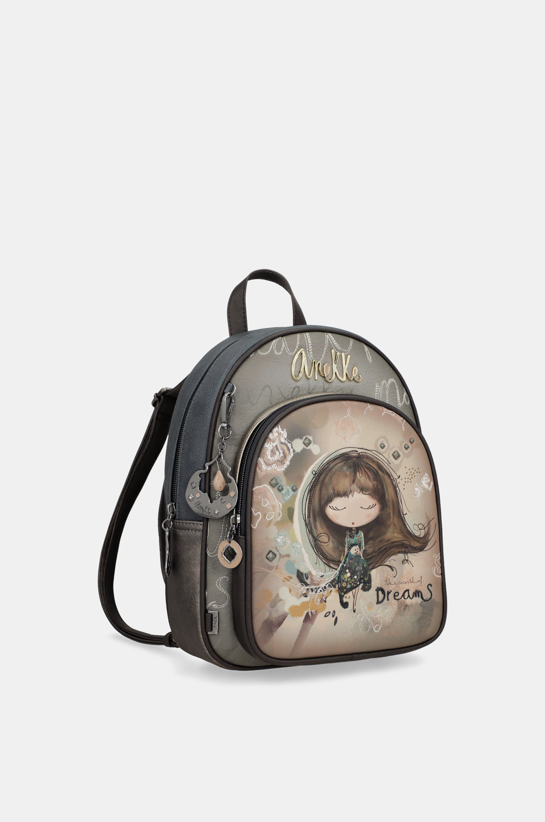 Mochila con bolsillo frontal Real