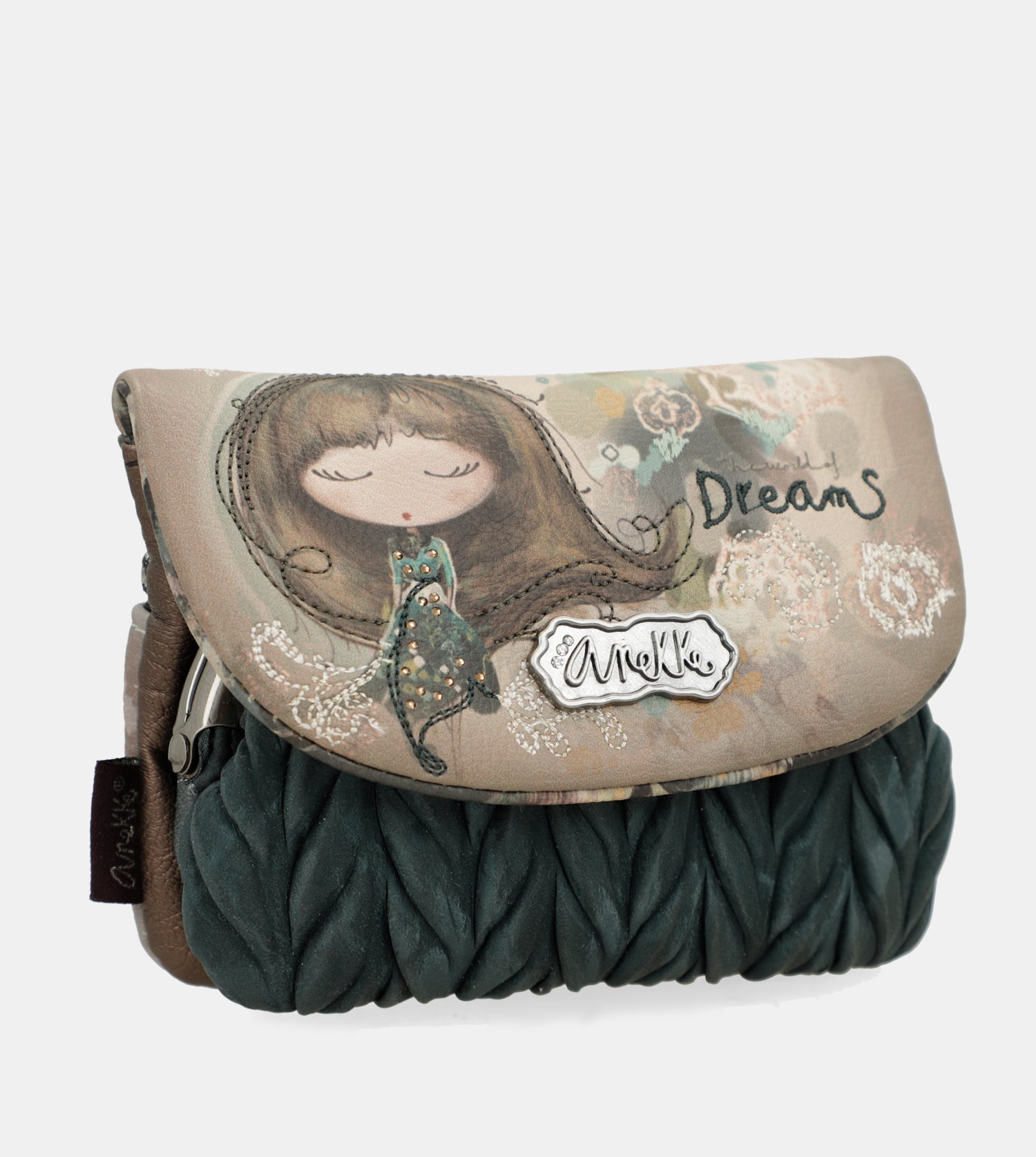 Monedero con solapa Real