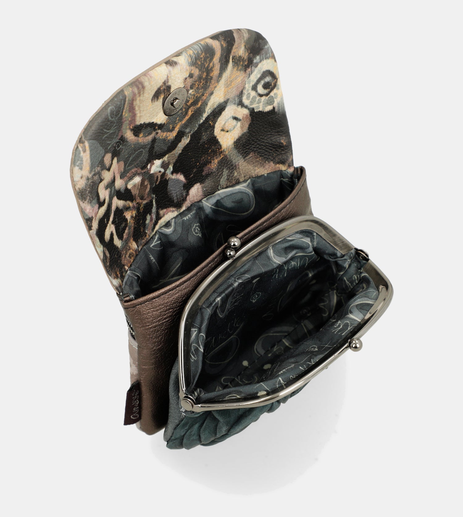 Monedero con solapa Real