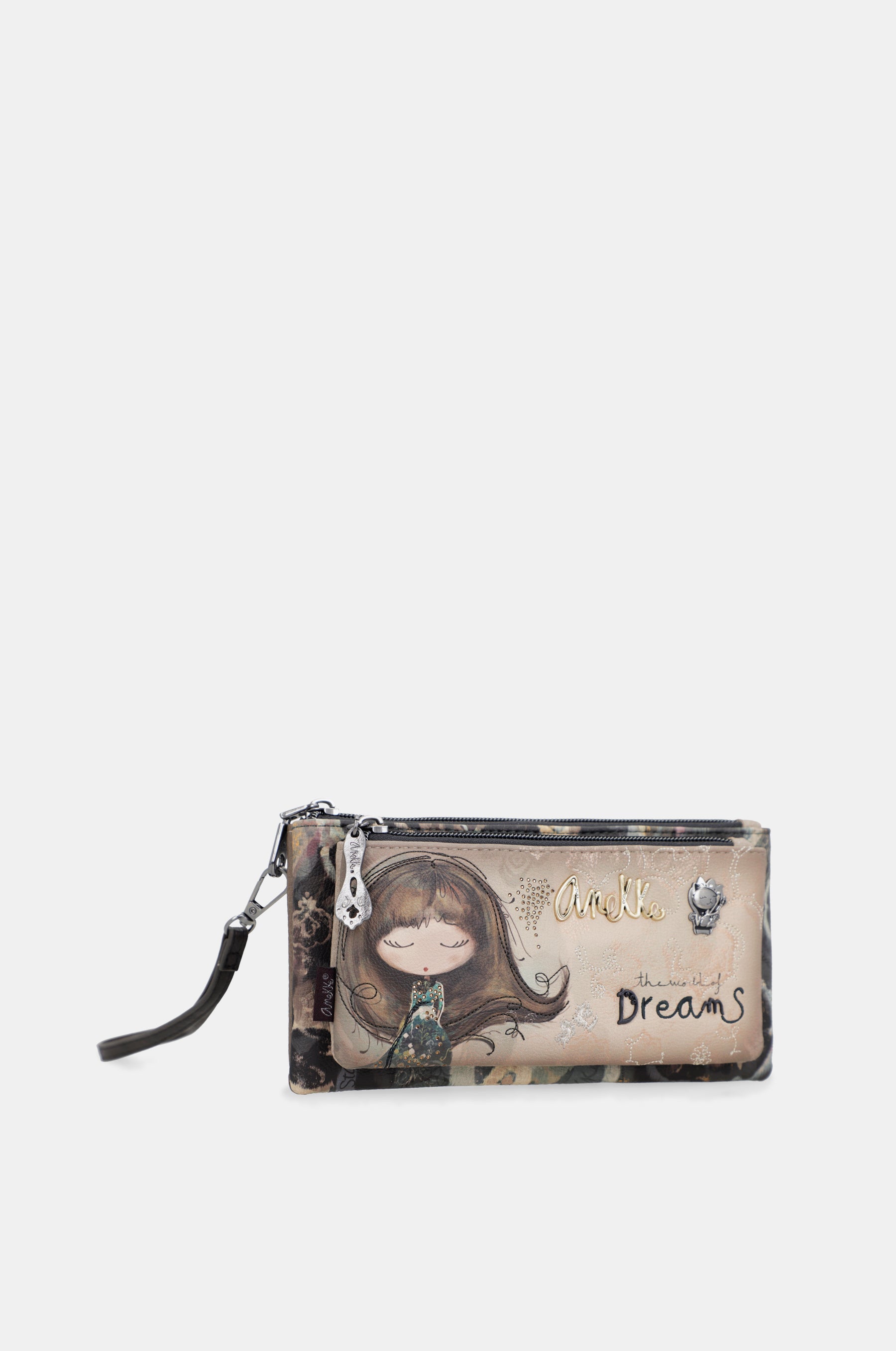 Billetero y bolso de mano Real