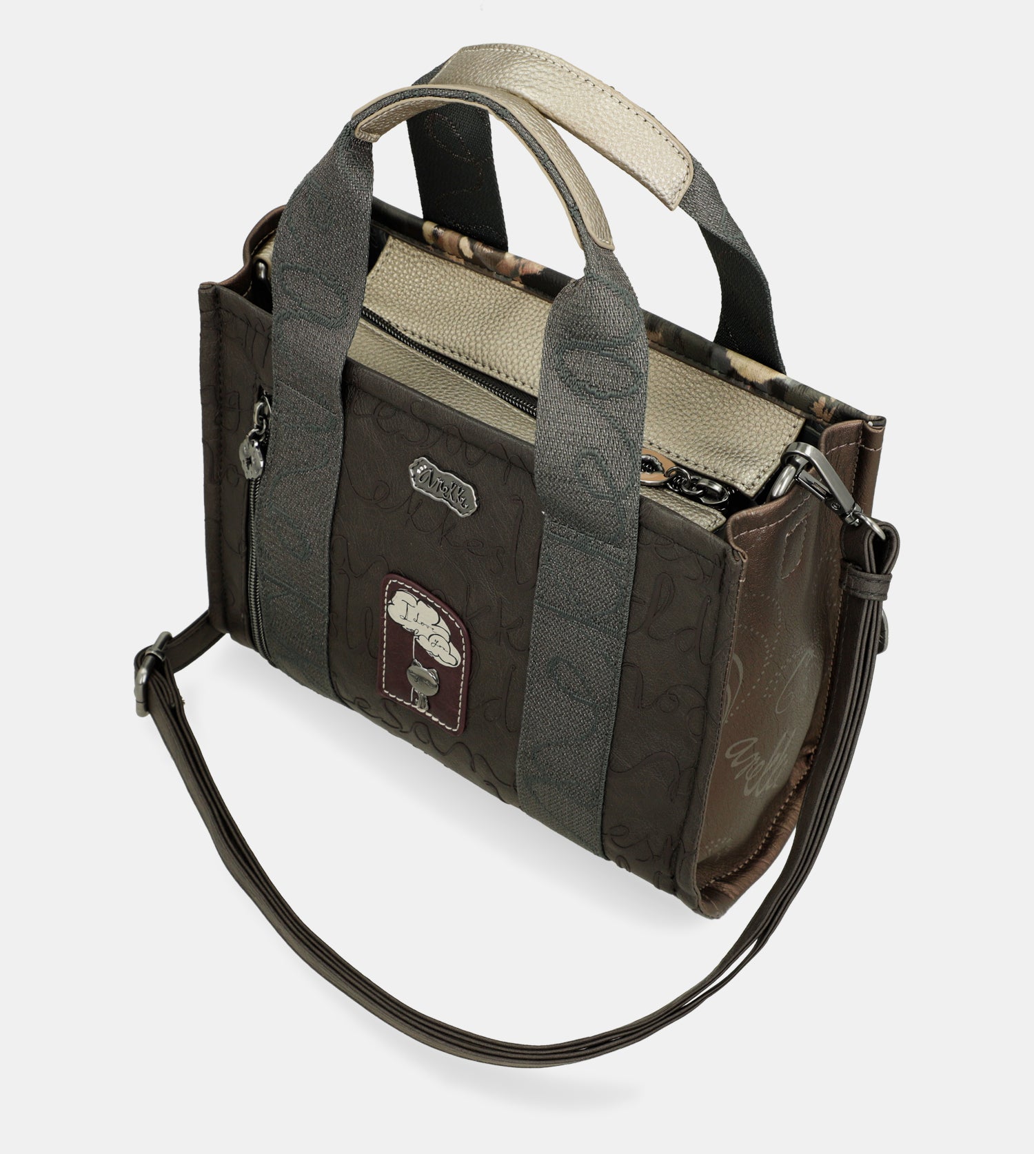 Bolso pequeño con asas Manifesto