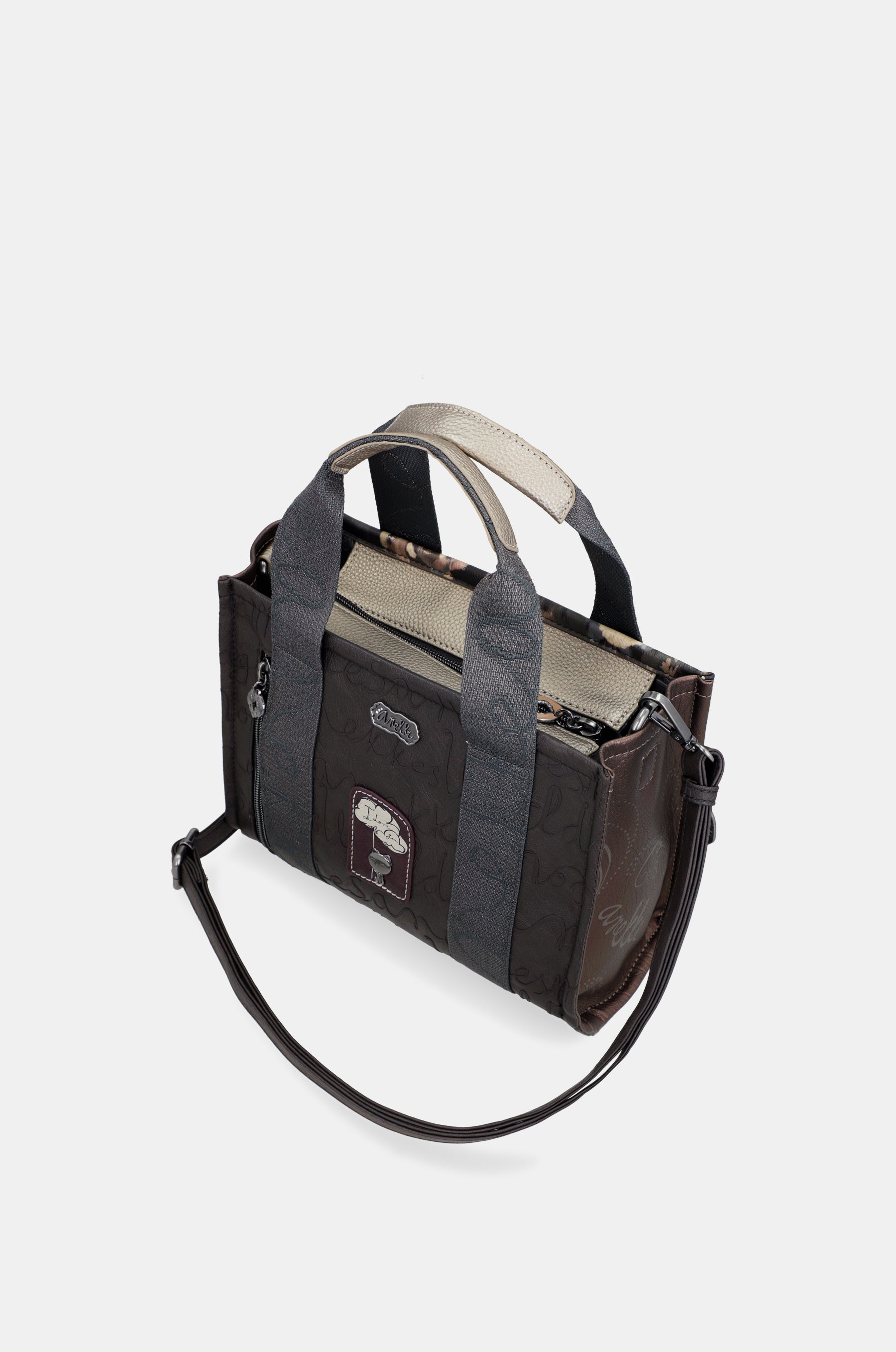 Bolso pequeño con asas Manifesto