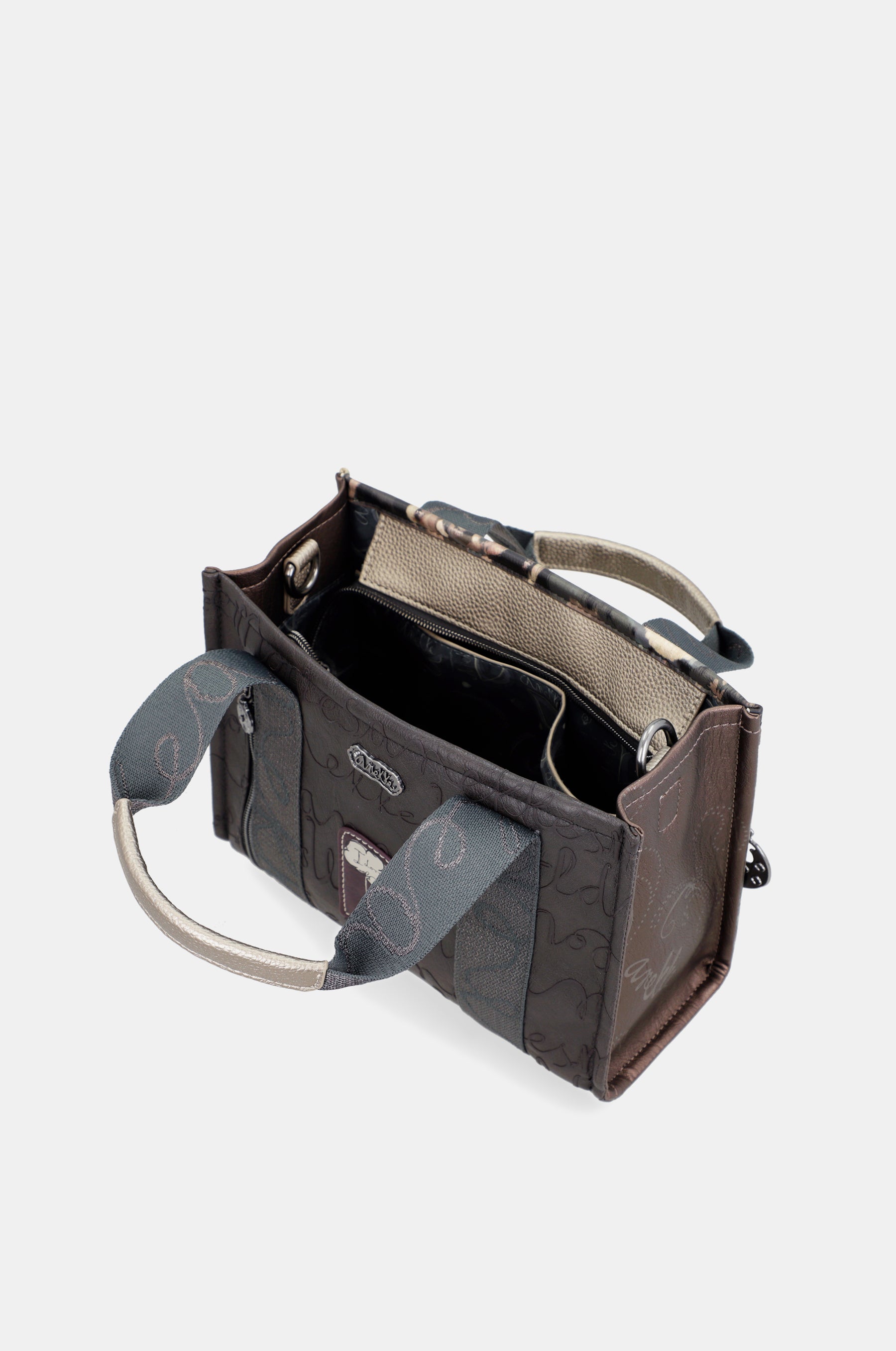 Bolso pequeño con asas Manifesto