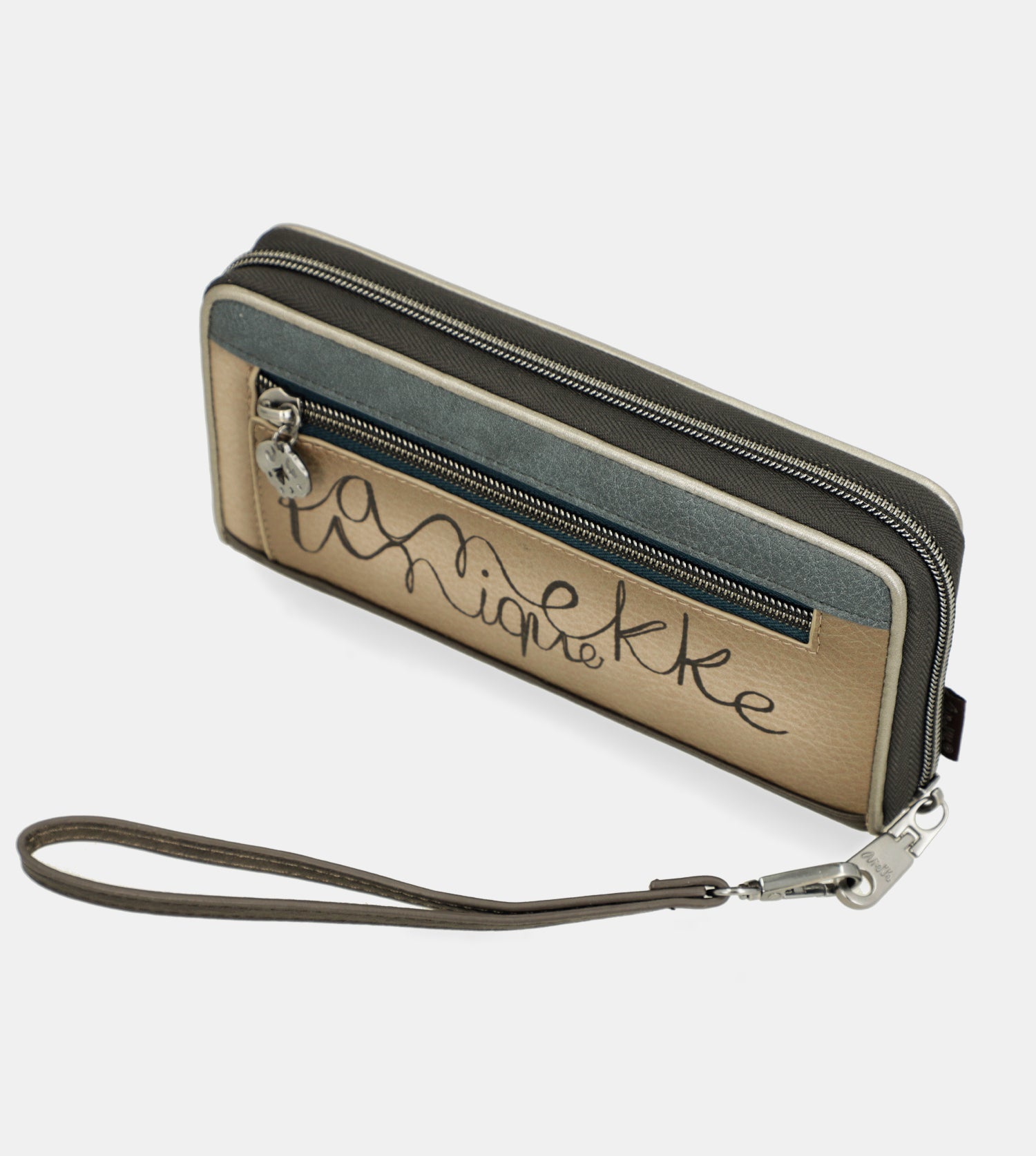 Billetero grande estampado RFID Manifesto