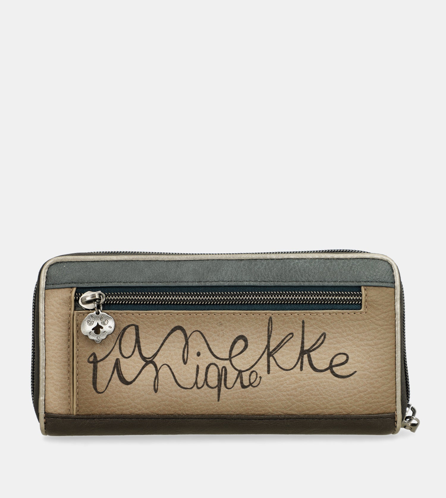 Billetero grande estampado RFID Manifesto