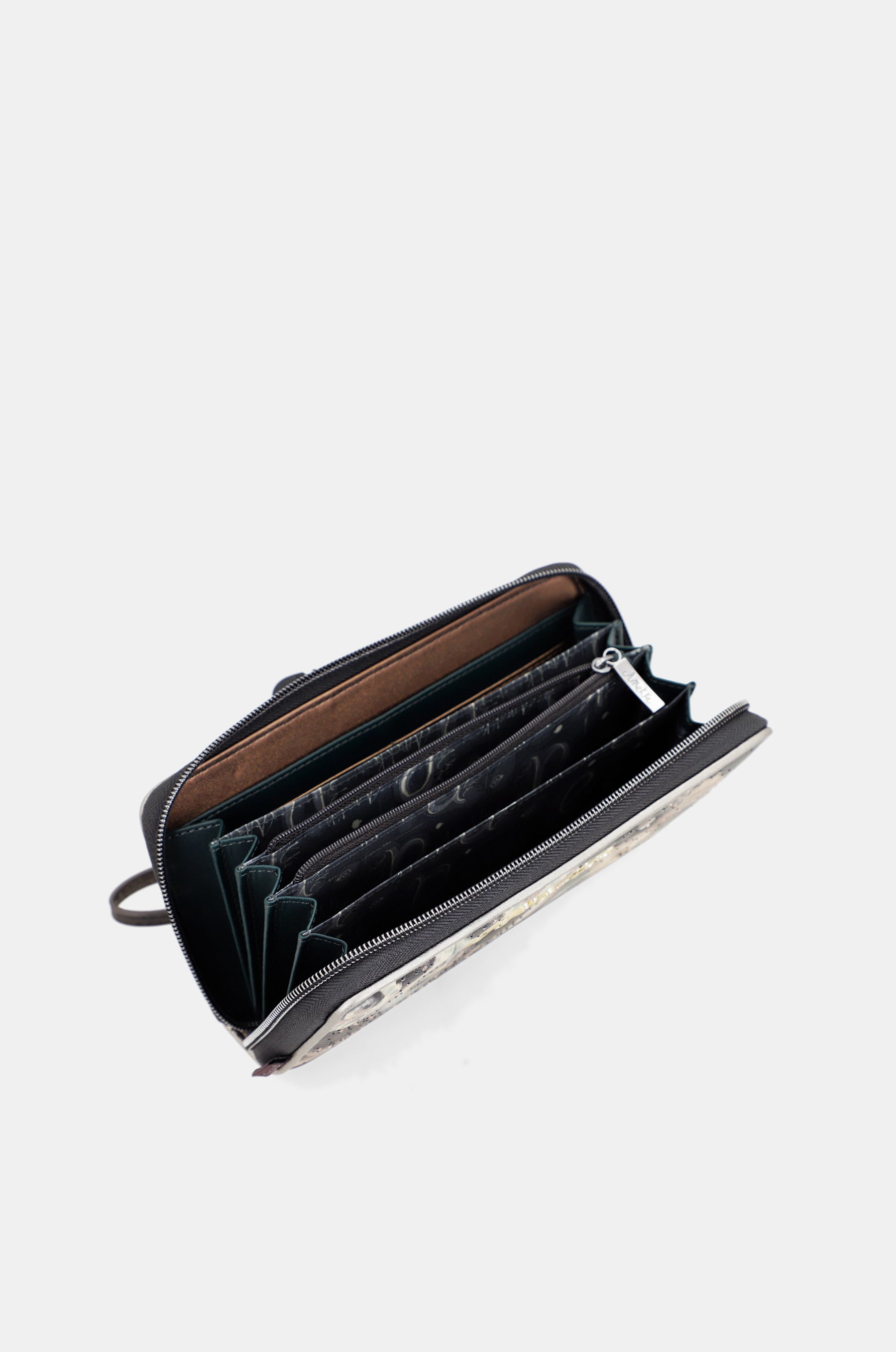 Billetero grande estampado RFID Manifesto