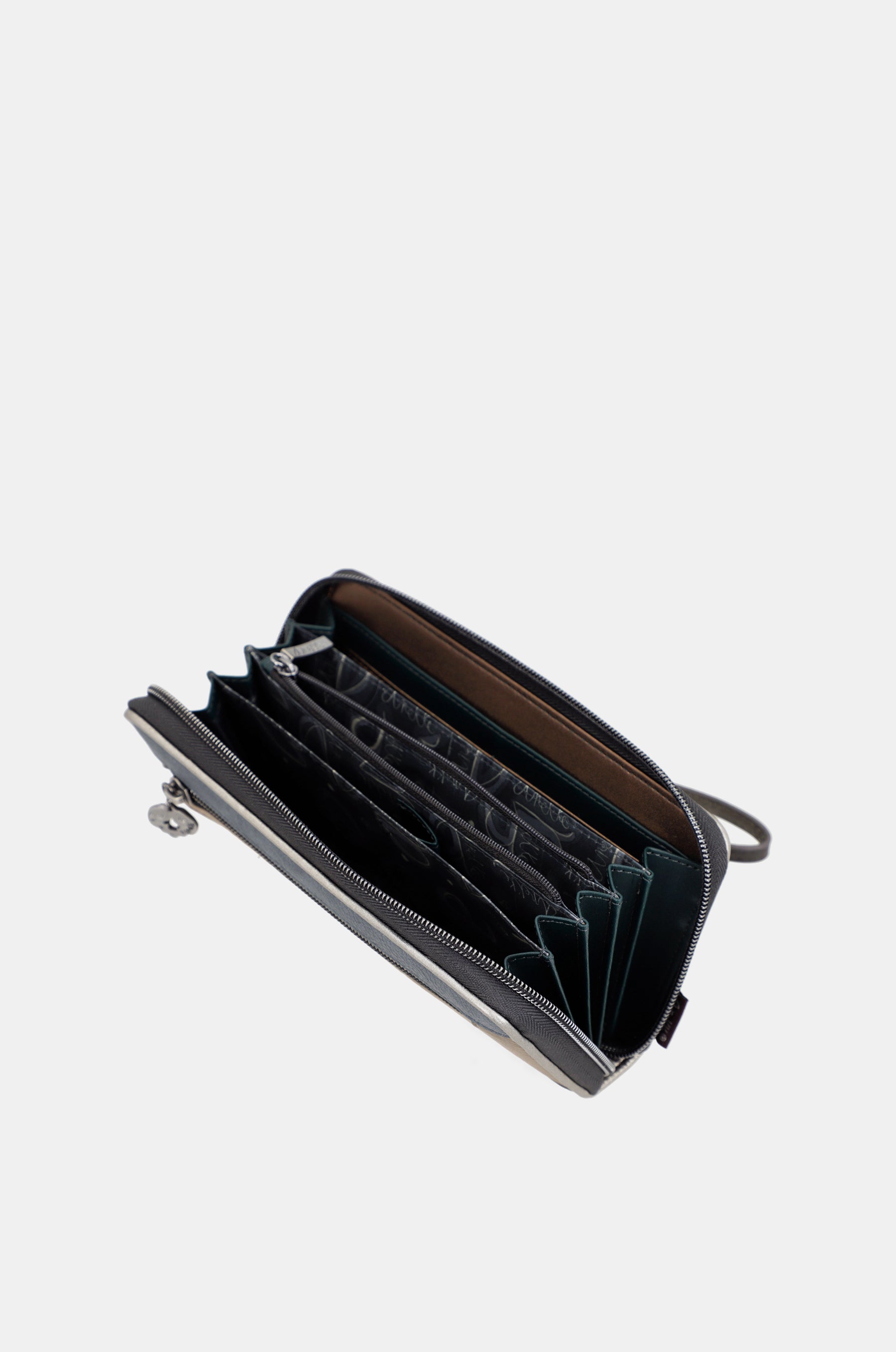 Billetero grande estampado RFID Manifesto