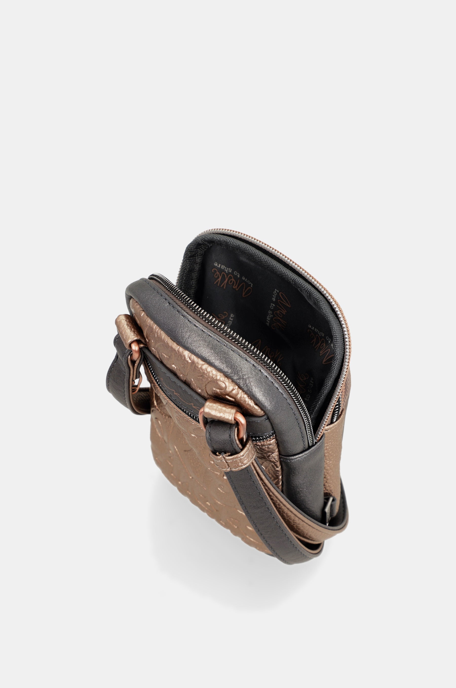 Mini bandolera con bolsillo Intentions