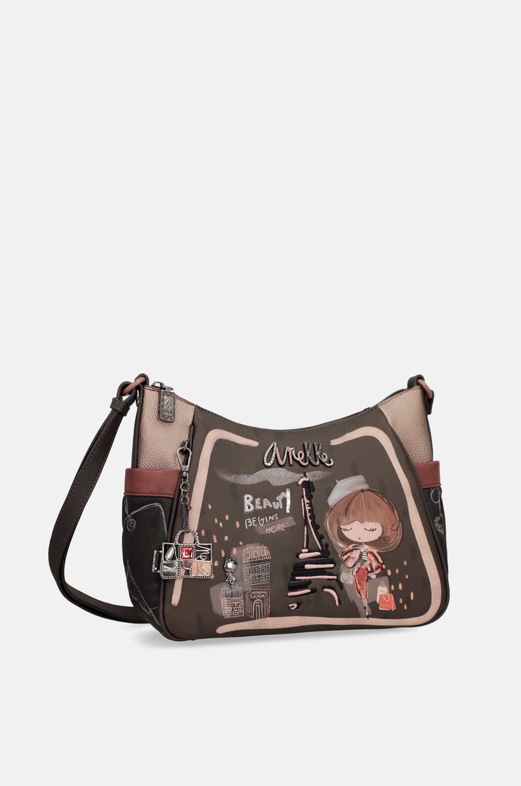 Bolso de hombro con bandolera grande Mademoiselle