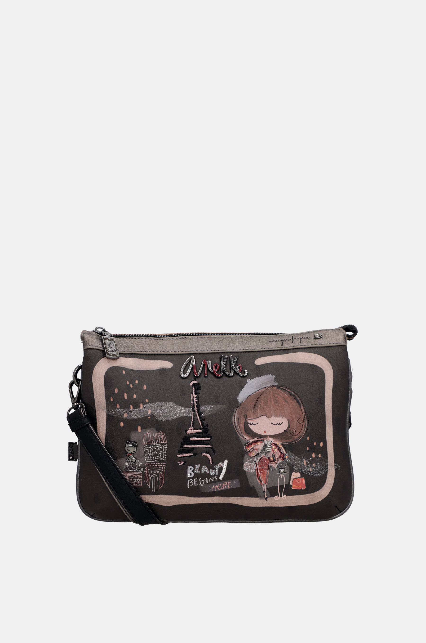 Bandolera de asa corta pequeña Mademoiselle