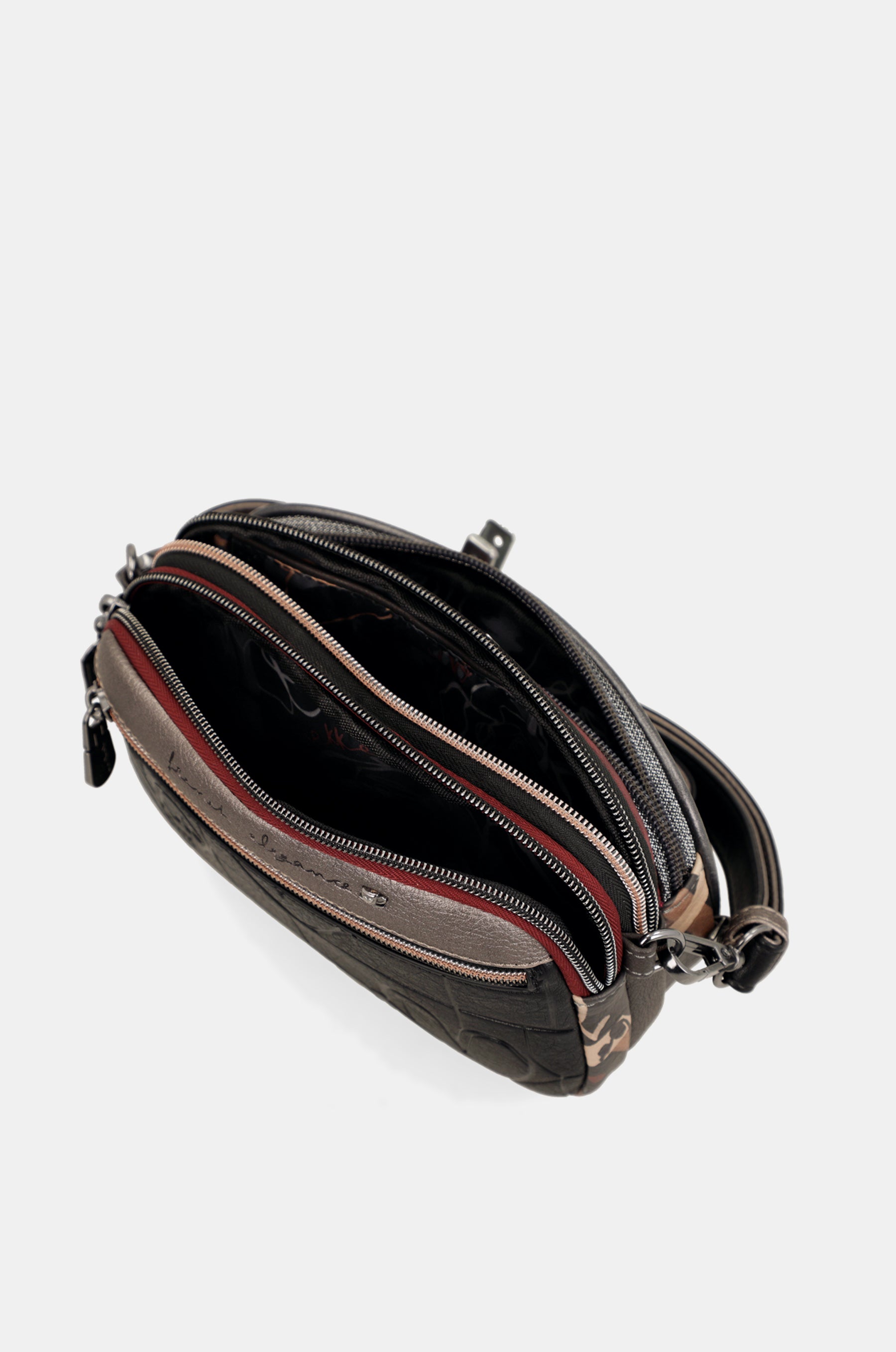 Bandolera con bolsillo frontal Mademoiselle