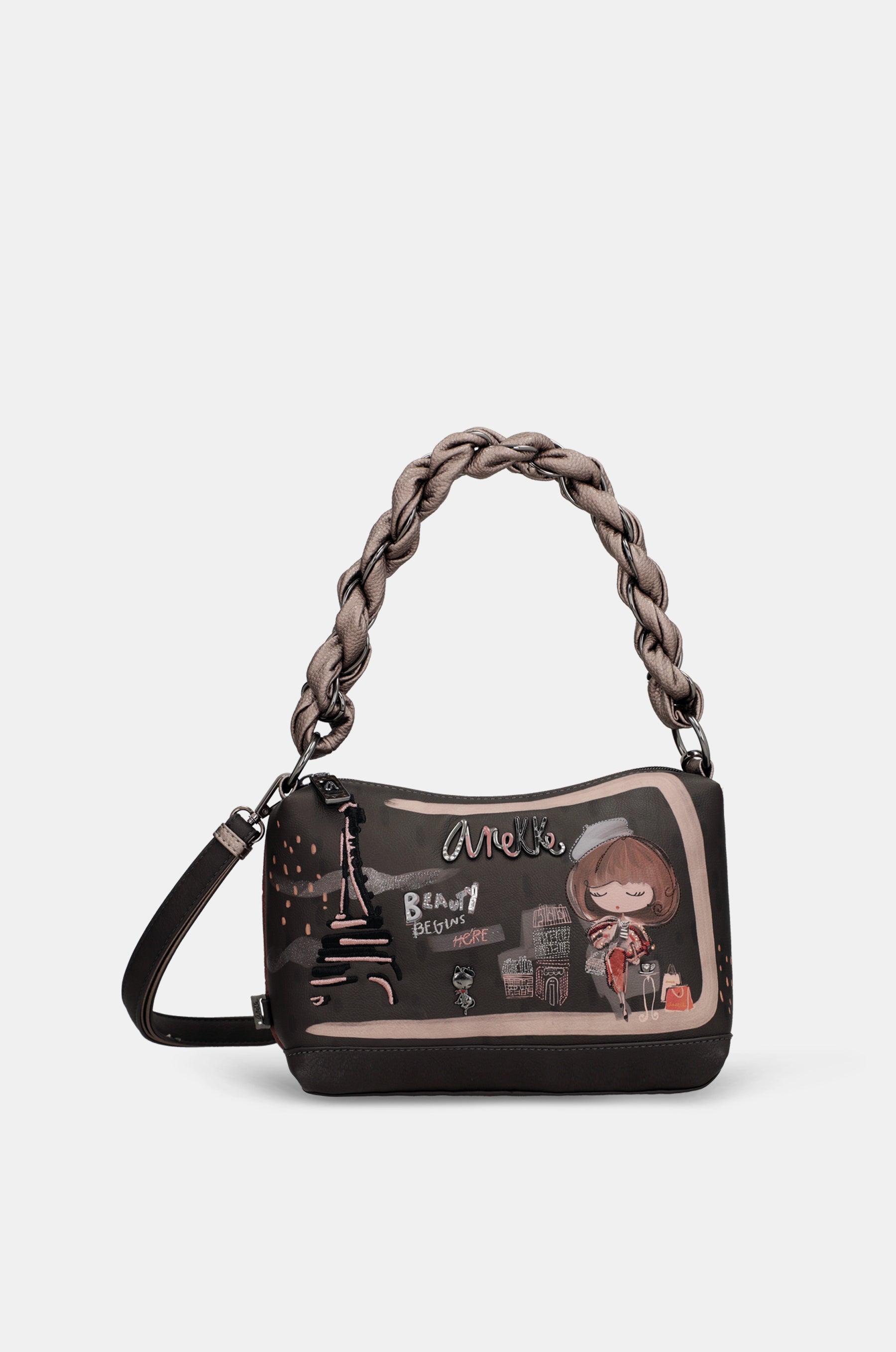 Bolso asa corta y bandolera Mademoiselle