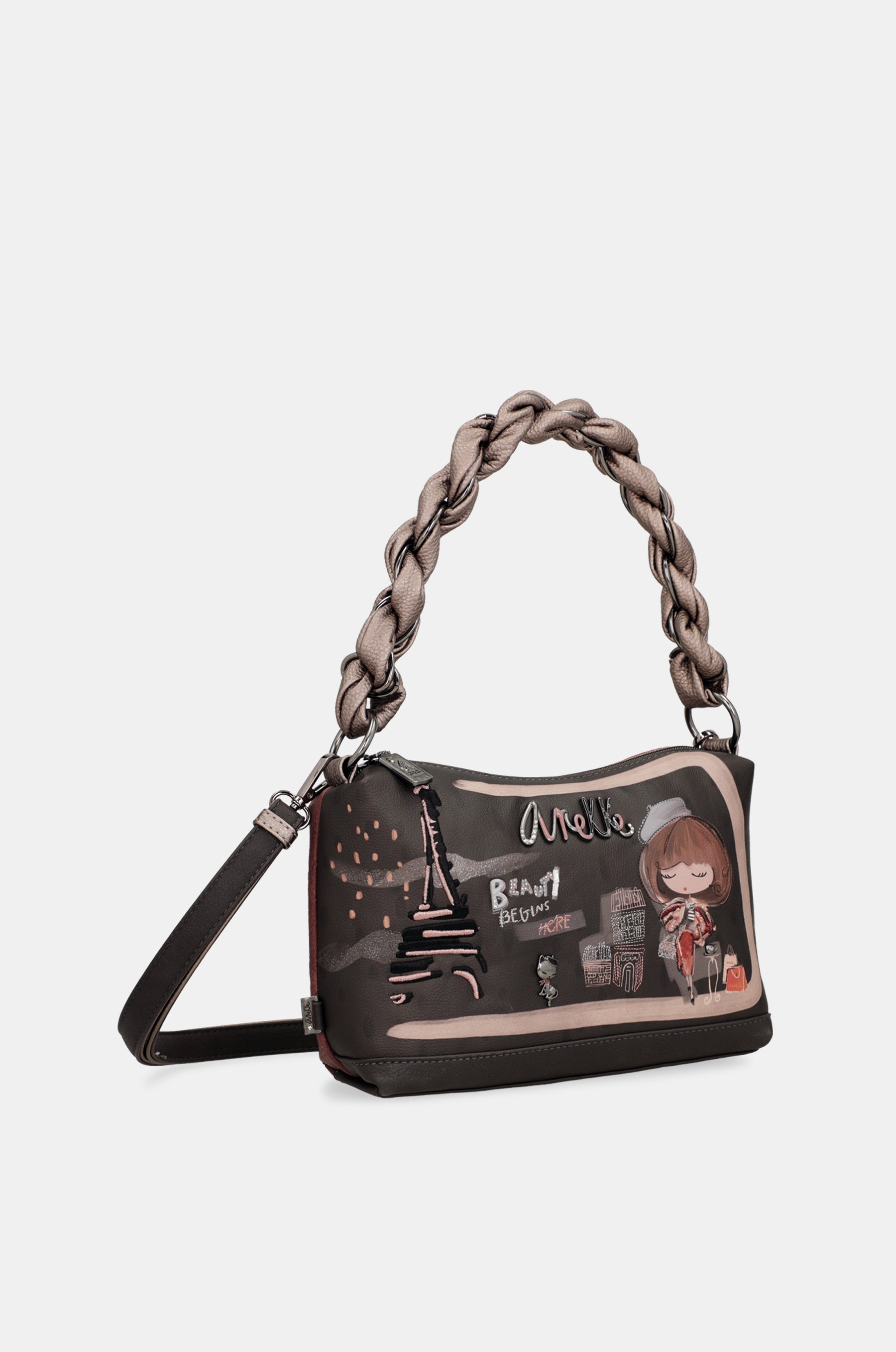 Bolso asa corta y bandolera Mademoiselle