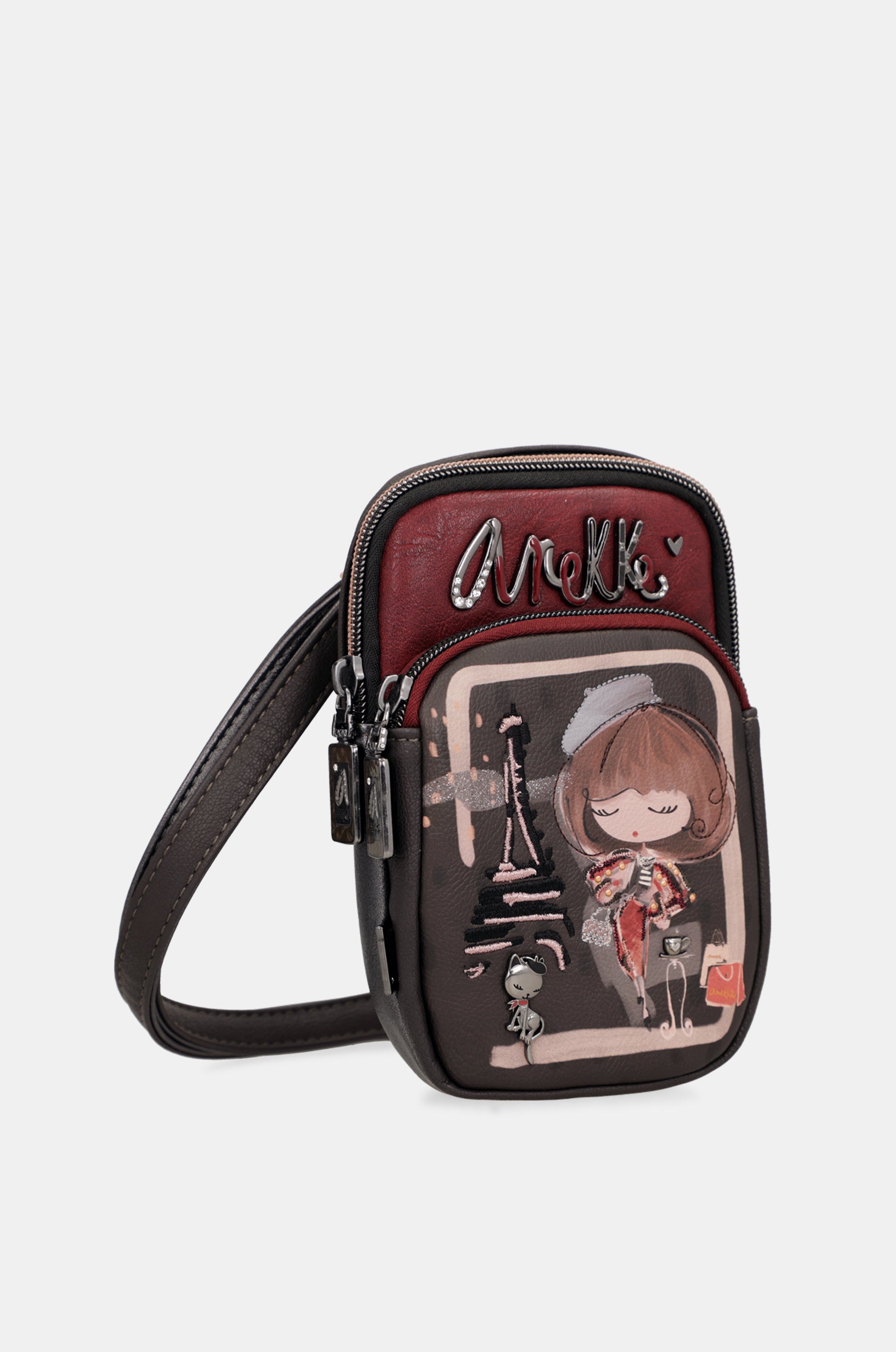 Mini bandolera con bolsillo Mademoiselle