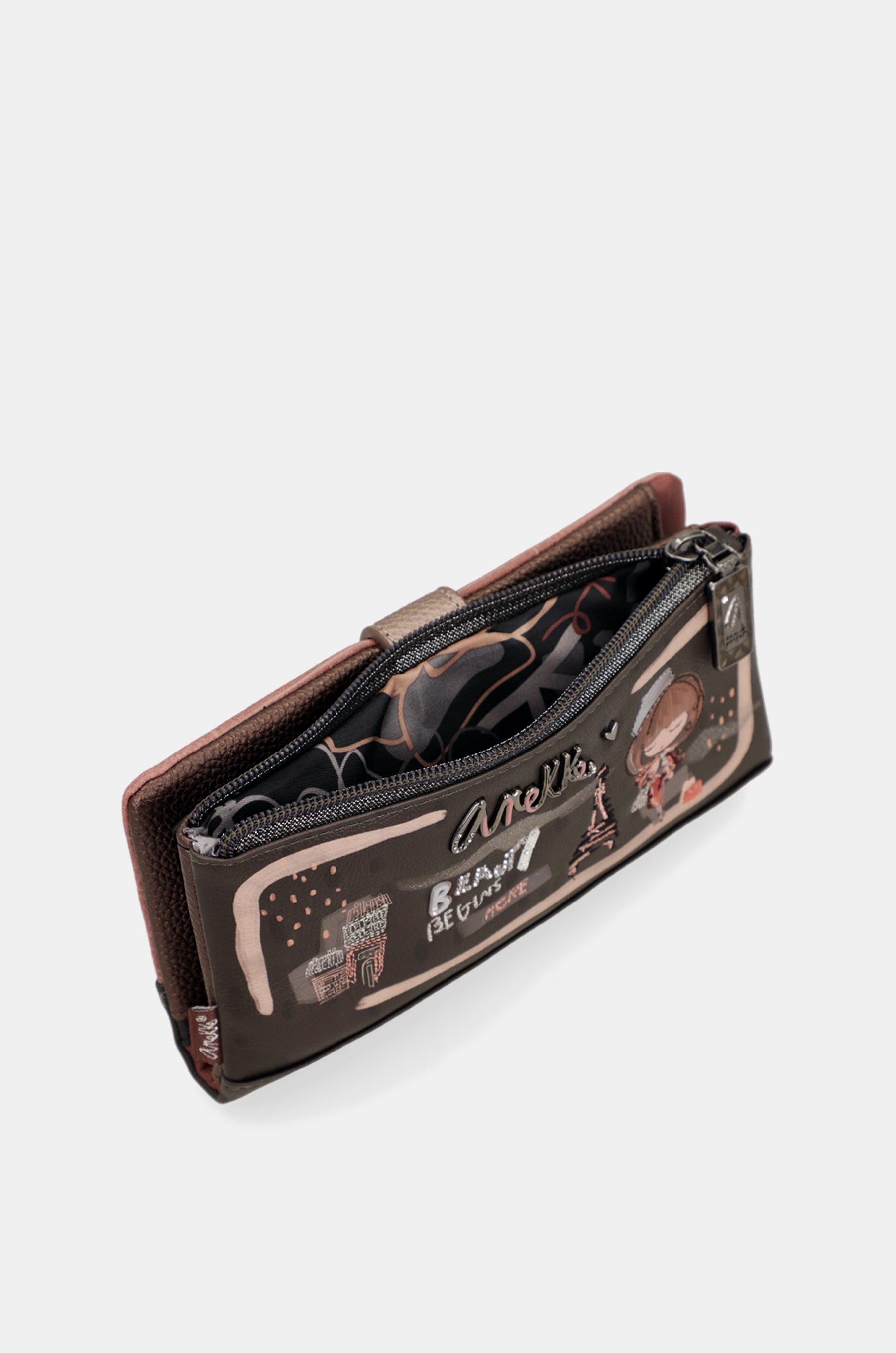 Billetero grande flexible RFID Mademoiselle