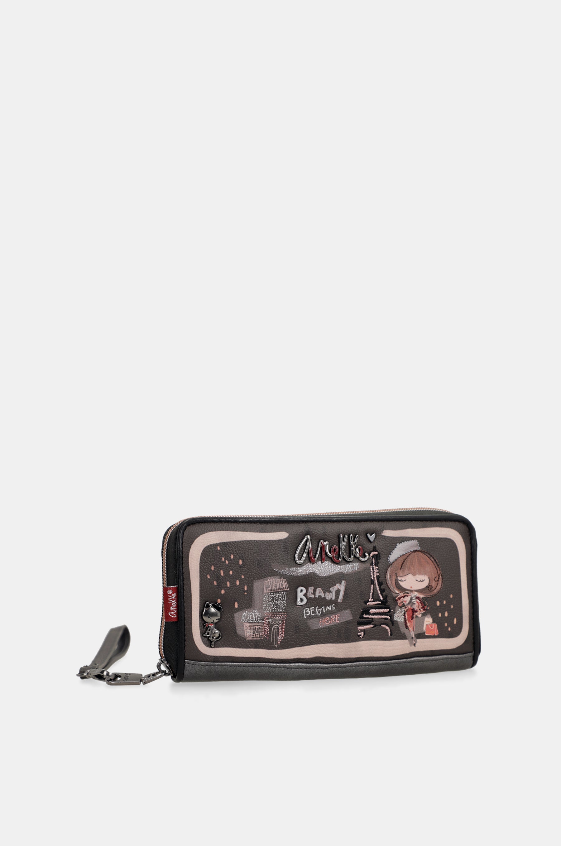 Billetero grande estampado RFID Mademoiselle