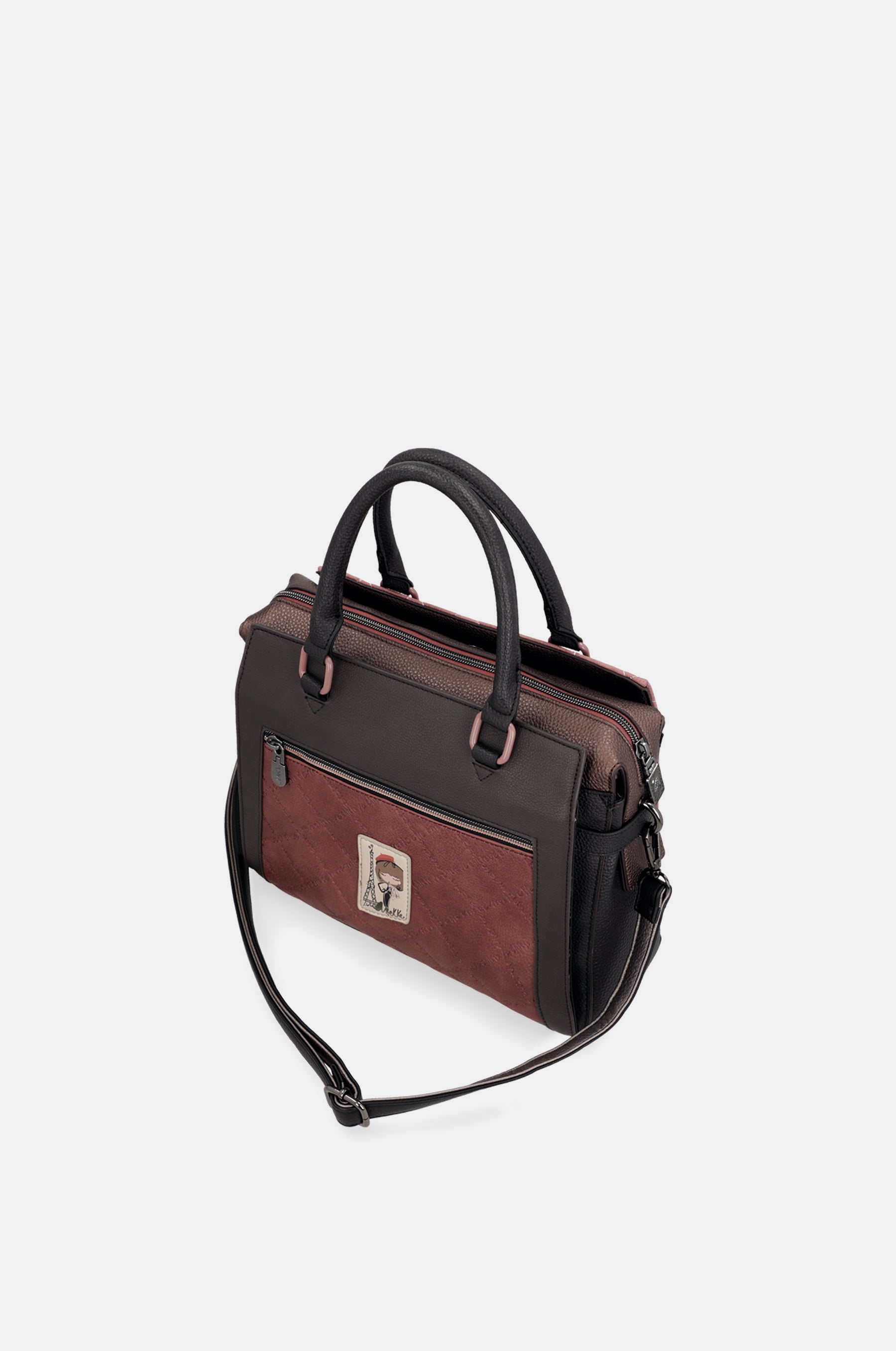 Bolso asa corta y bandolera Parisian