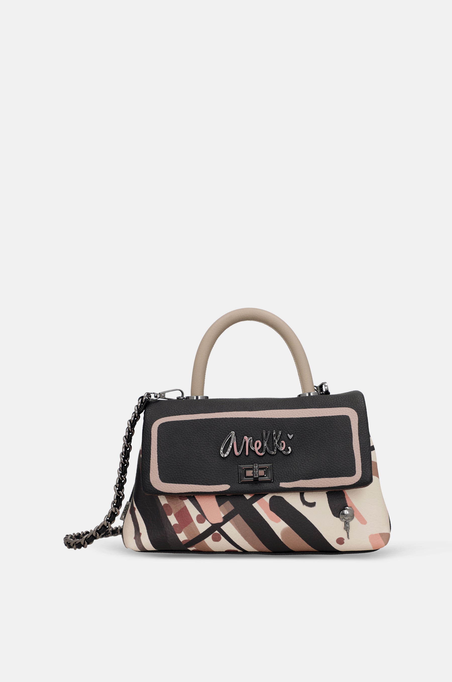 Bolso asa corta y bandolera pequeño Parisian