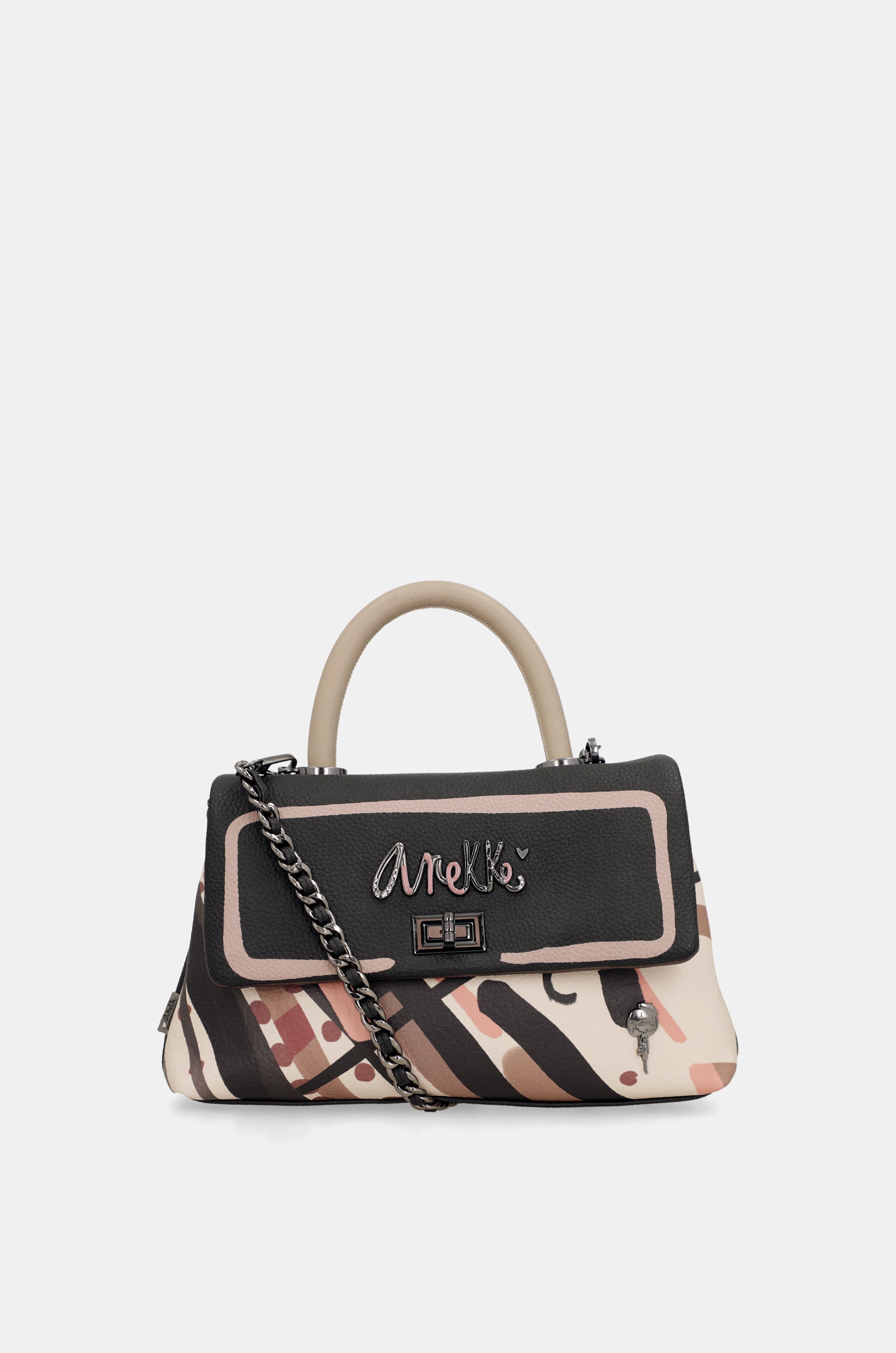 Bolso asa corta y bandolera pequeño Parisian