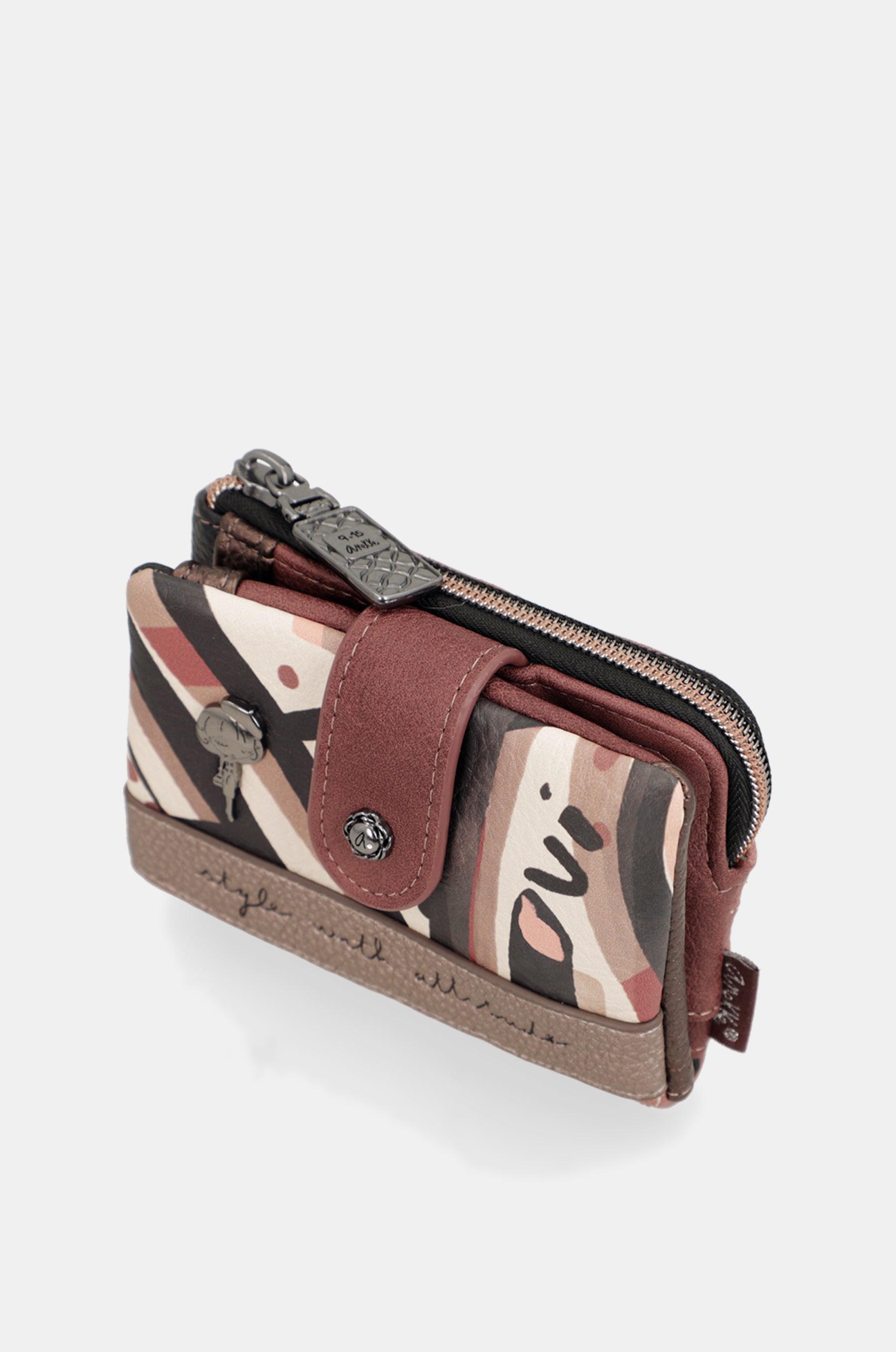 Billetero flexible pequeño RFID Parisian