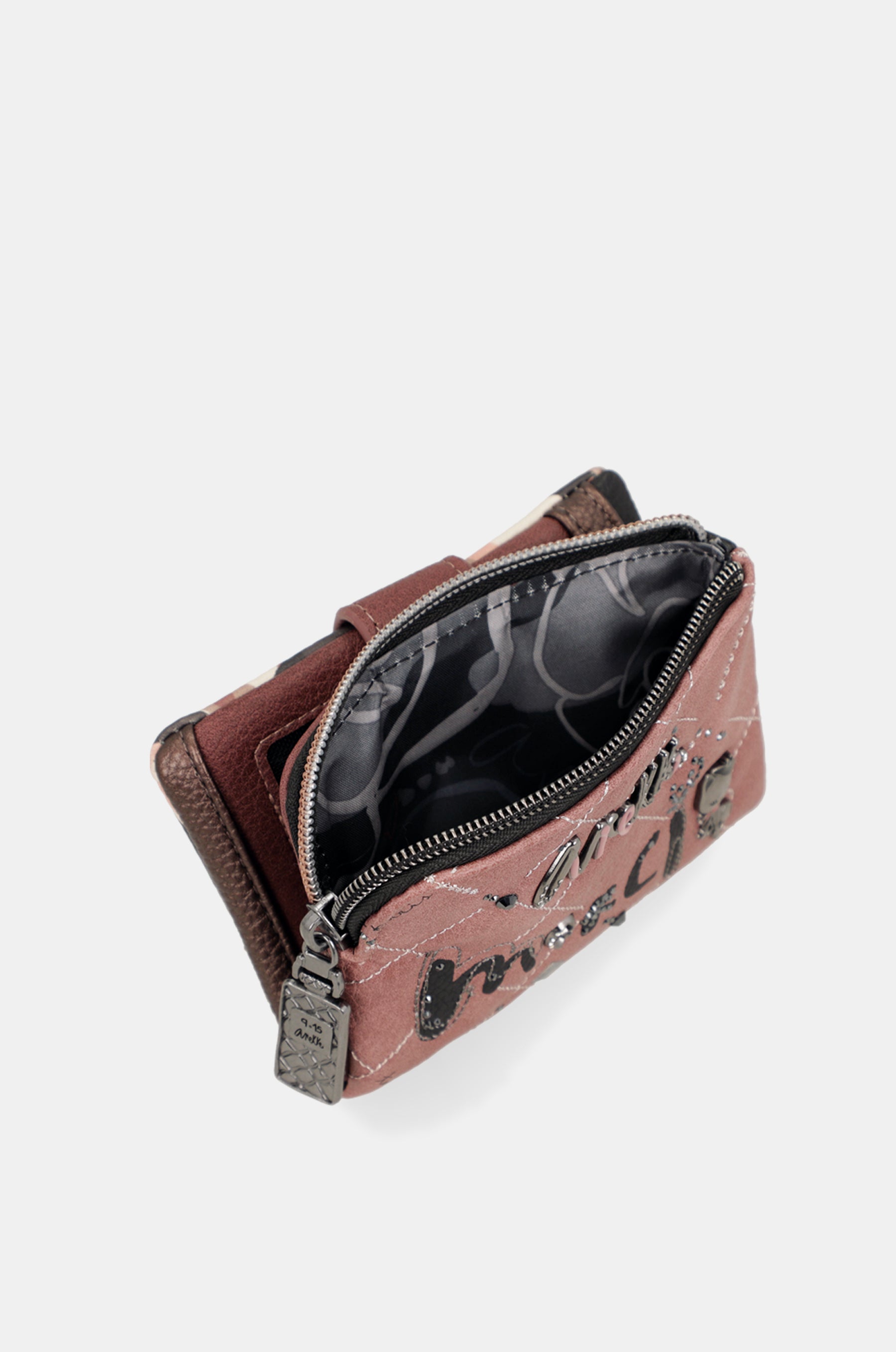 Billetero flexible pequeño RFID Parisian