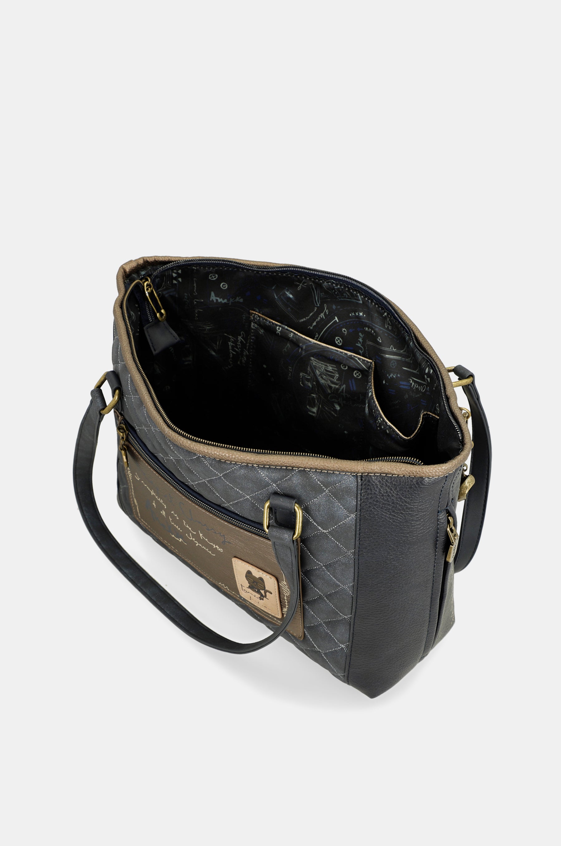 Bolso shopper con bandolera Studio