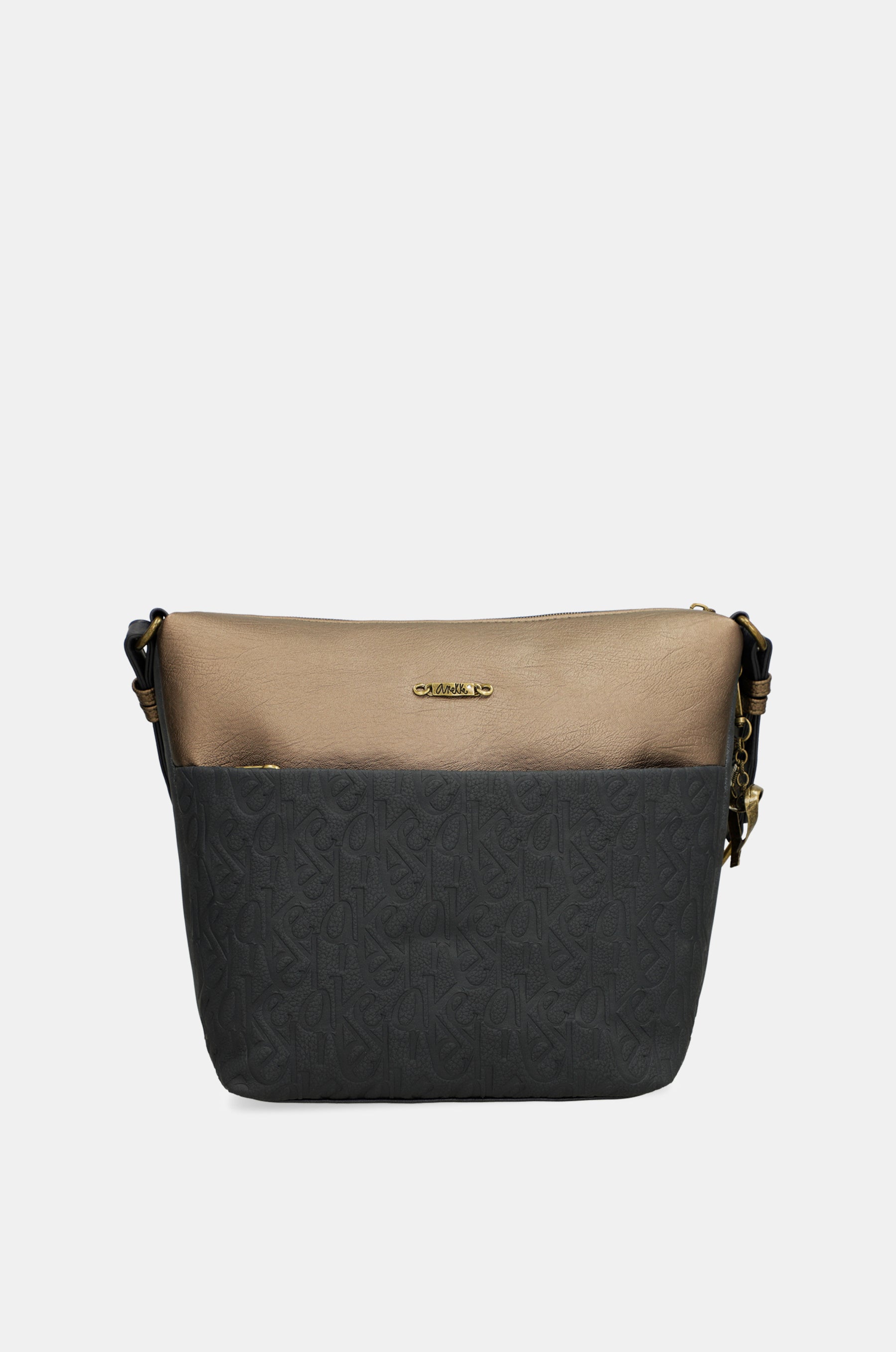 Bandolera grande con bolsillo frontal Studio