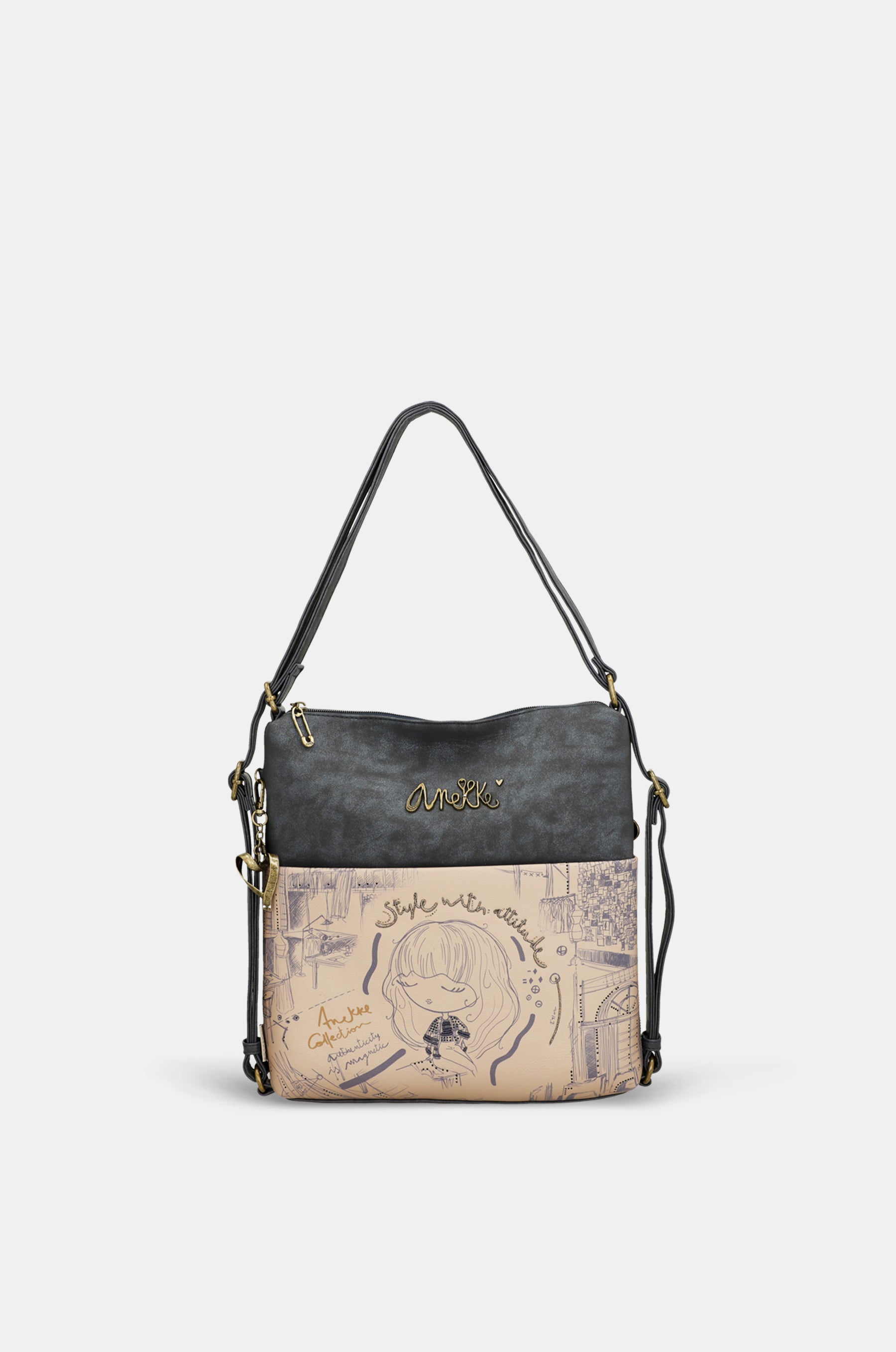 Bolso convertible en mochila Studio