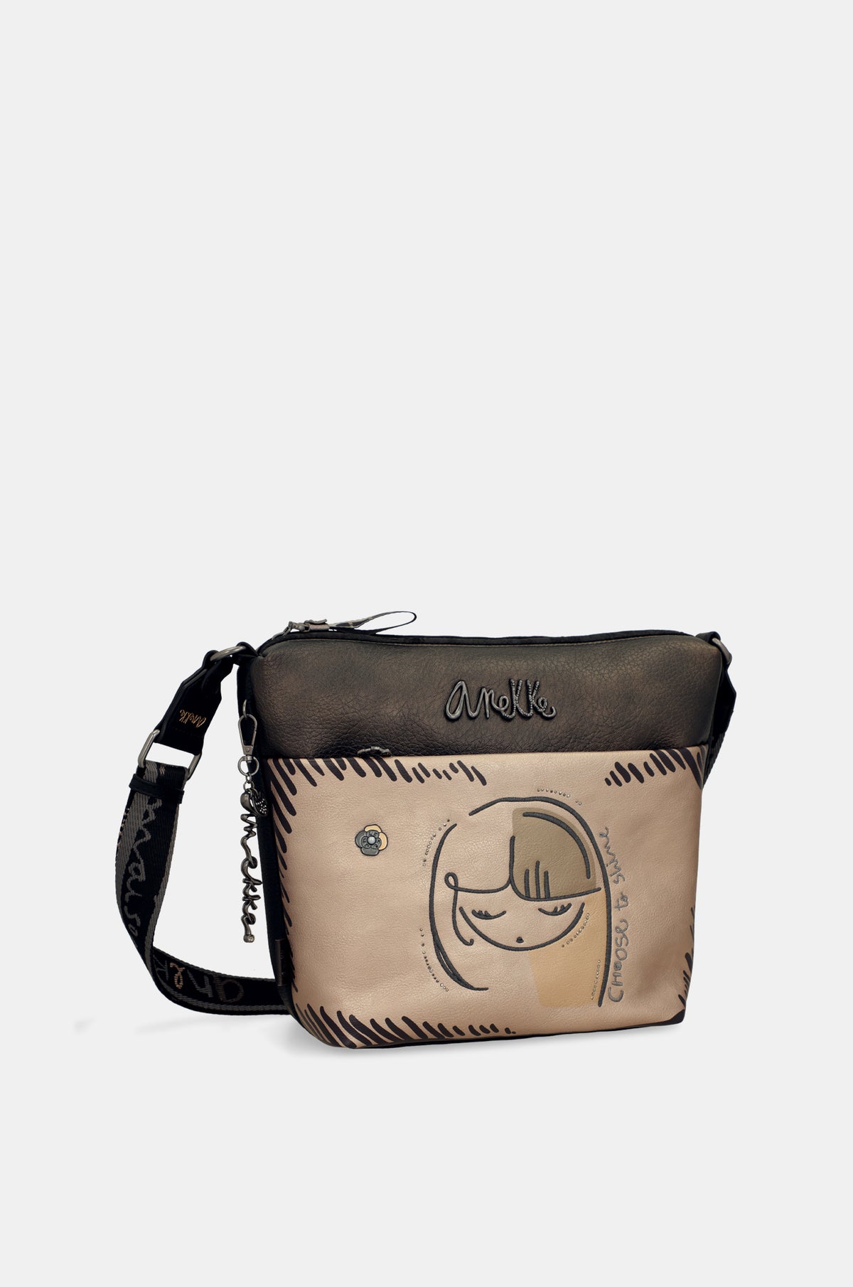 Anekke Bandolera 36763-213 Multicolor 25x17x9 Mujer, Talla única