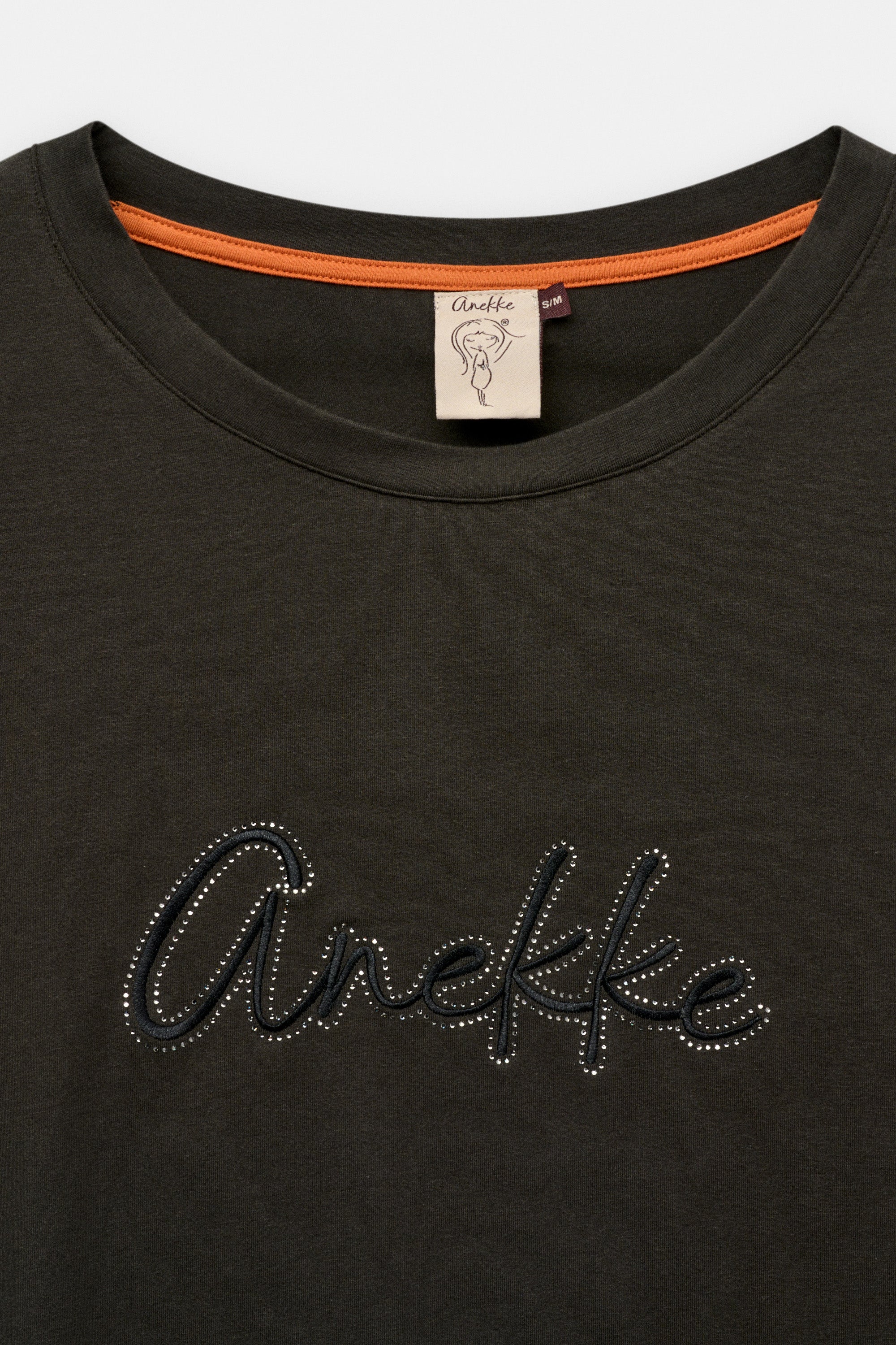 Camiseta de manga corta negra