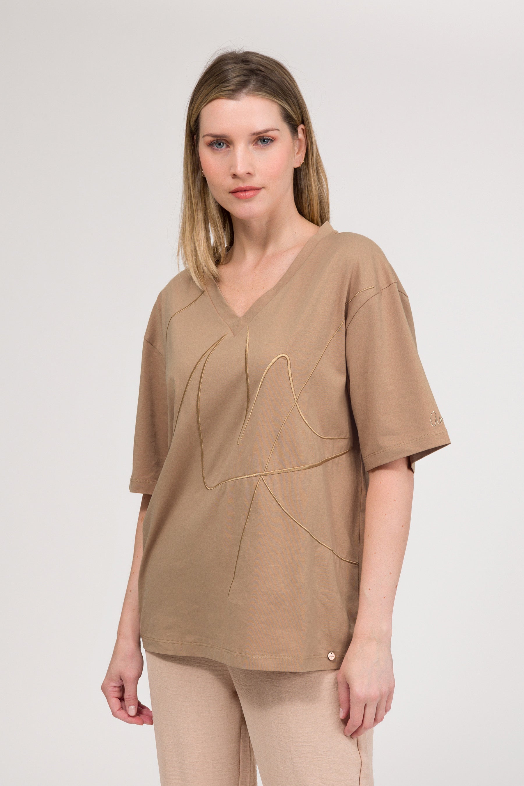 Camiseta beige