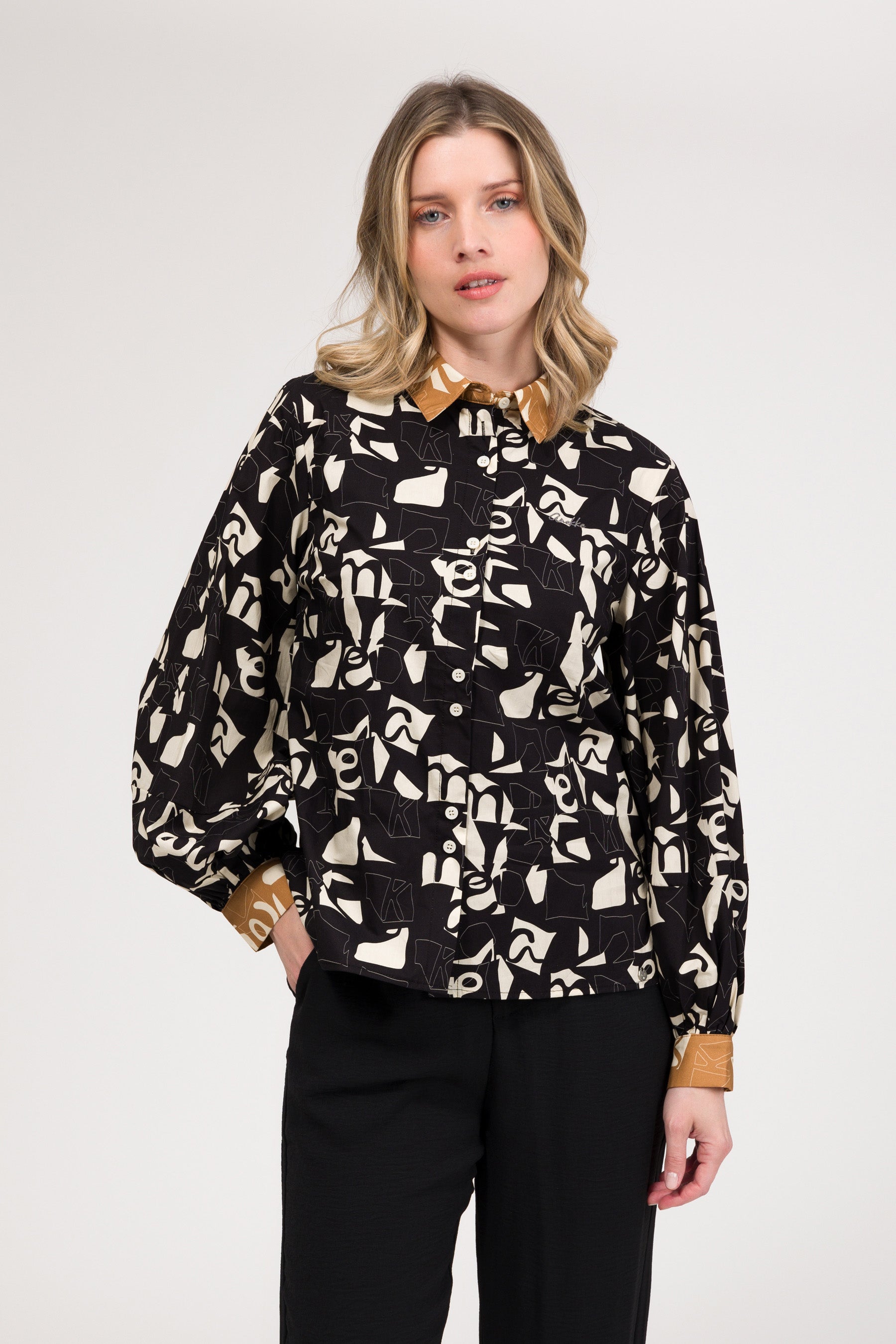 Camisa de manga larga estampada Bloom