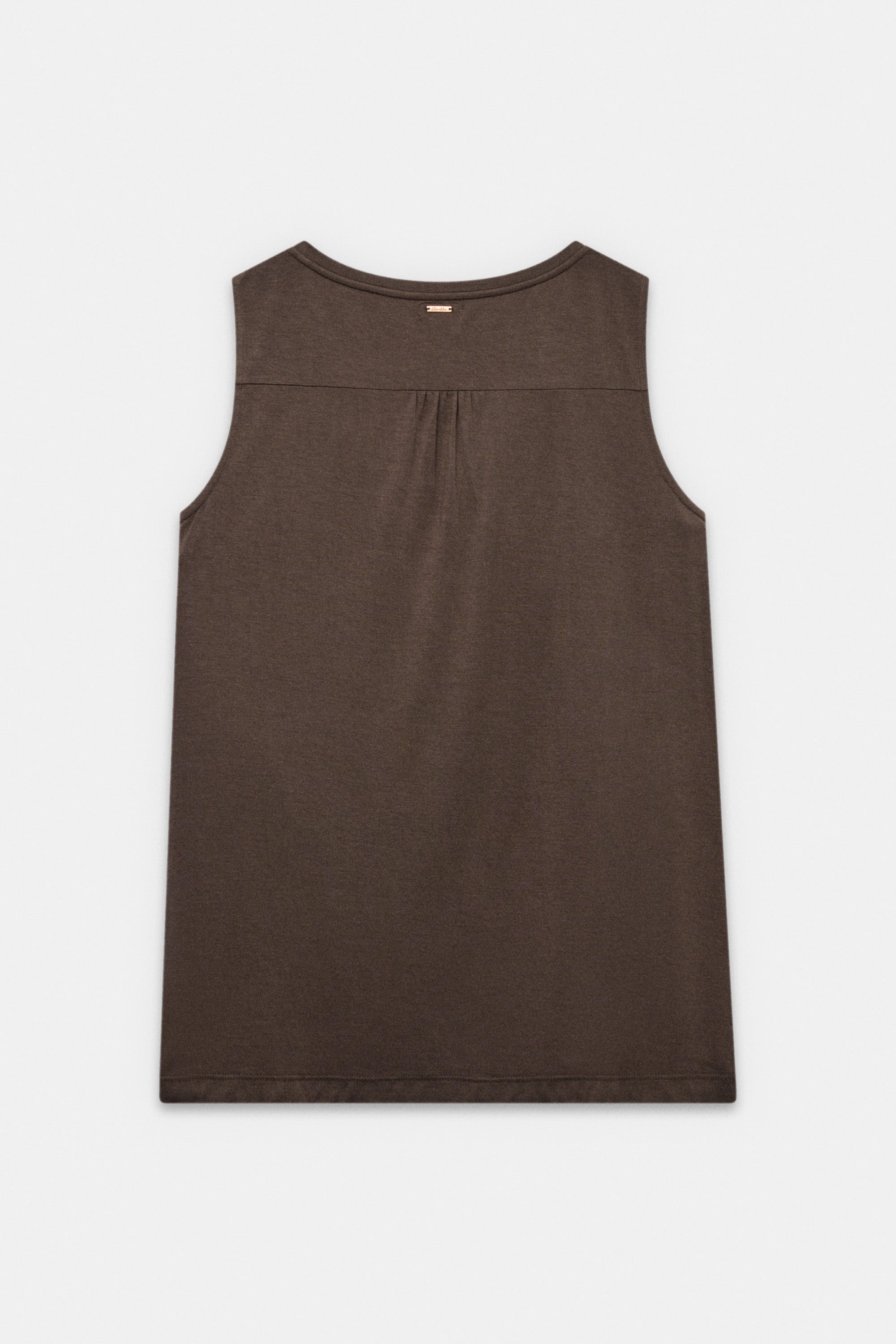 Camiseta beige con lentejuelas