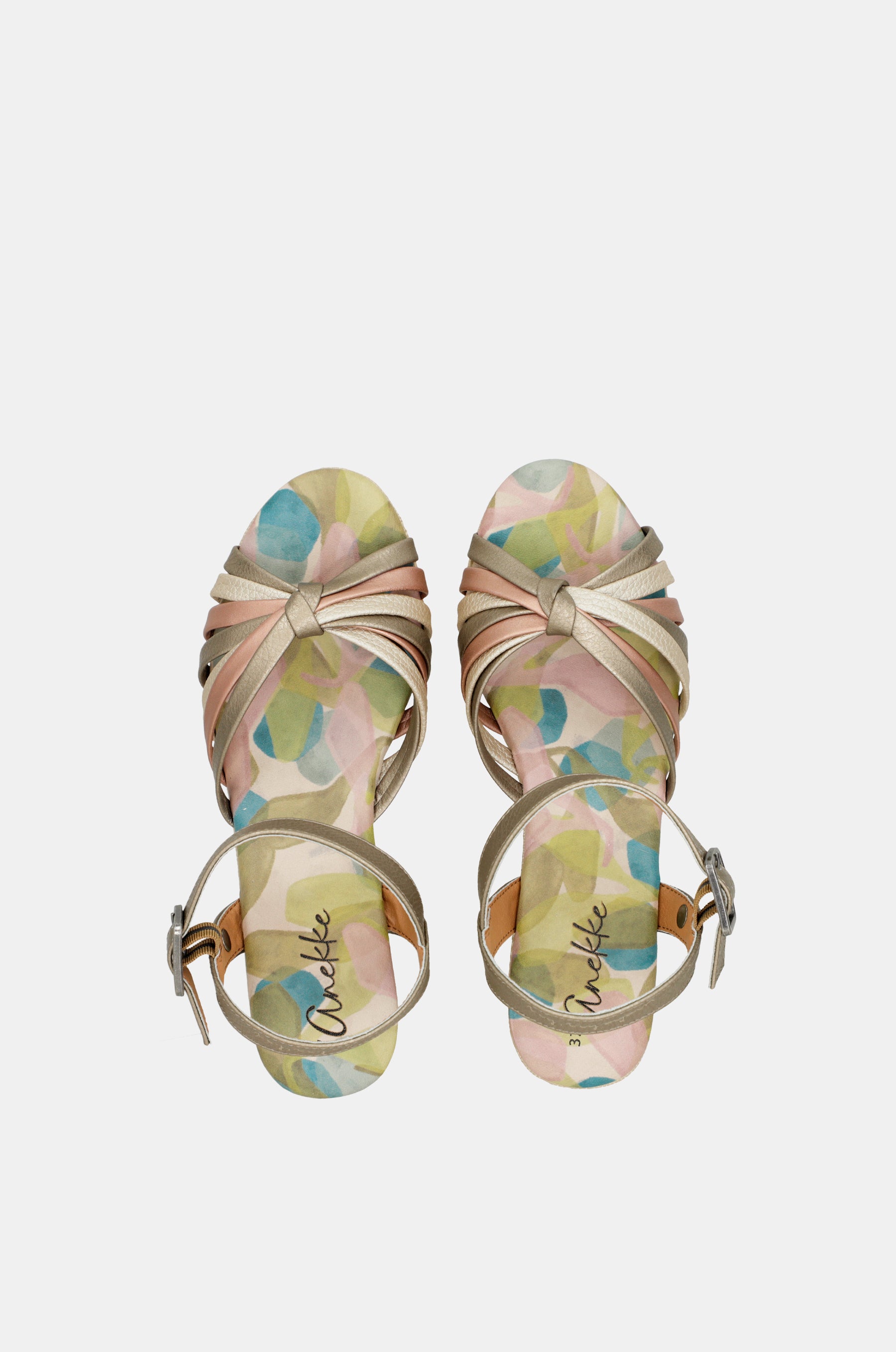 Sandalias cruzadas estampadas Bloom