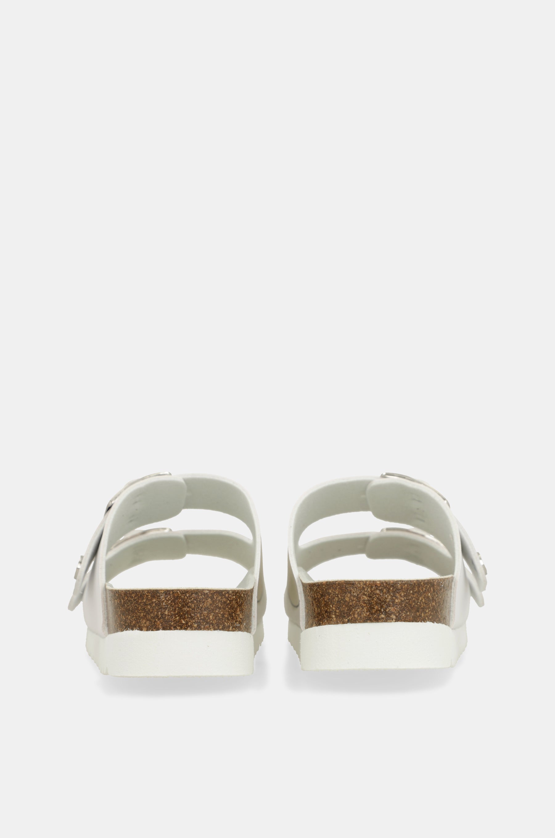 Sandalias bio azul y blancas