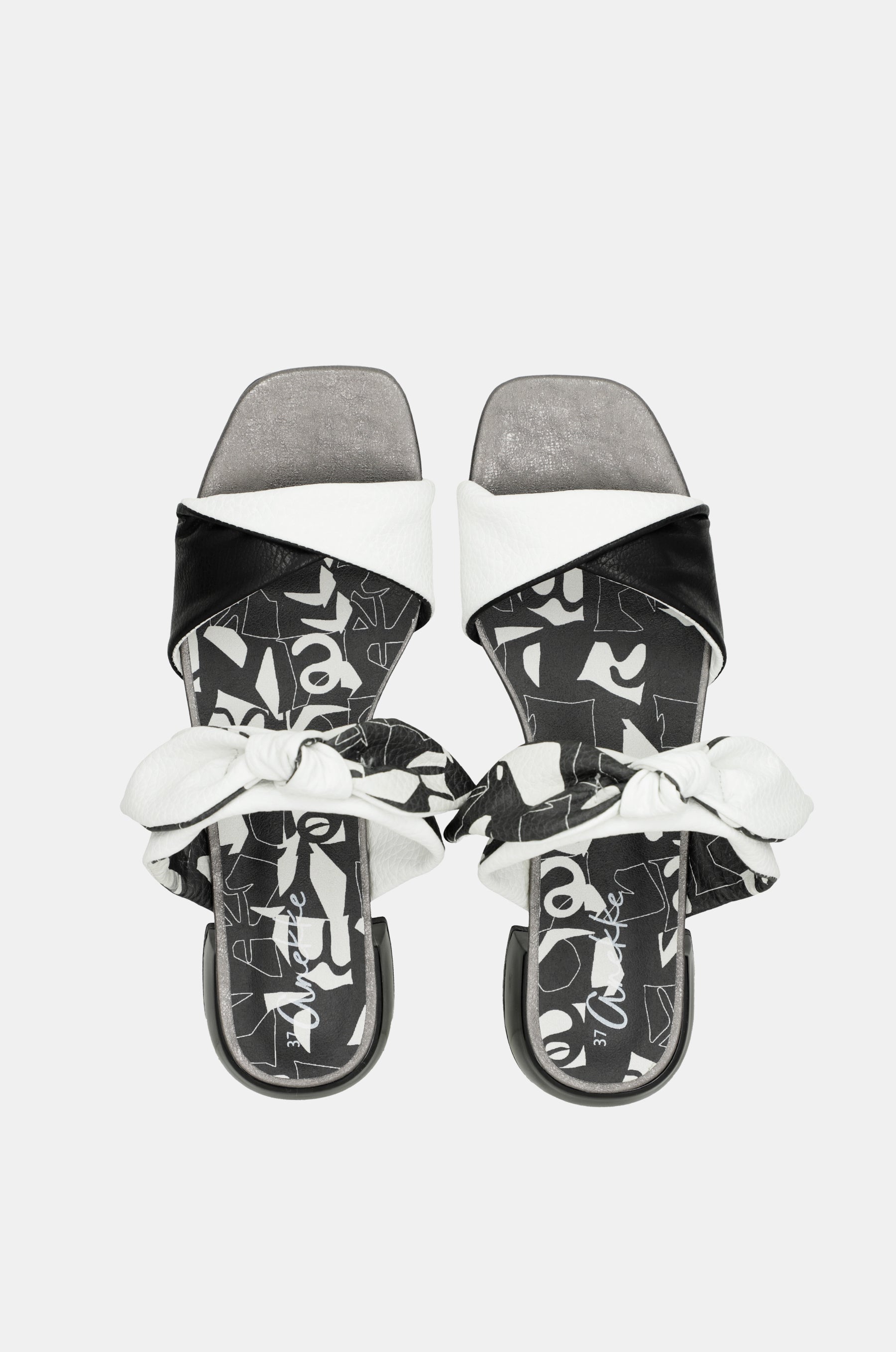 Sandalias con tacón y nudo Bloom