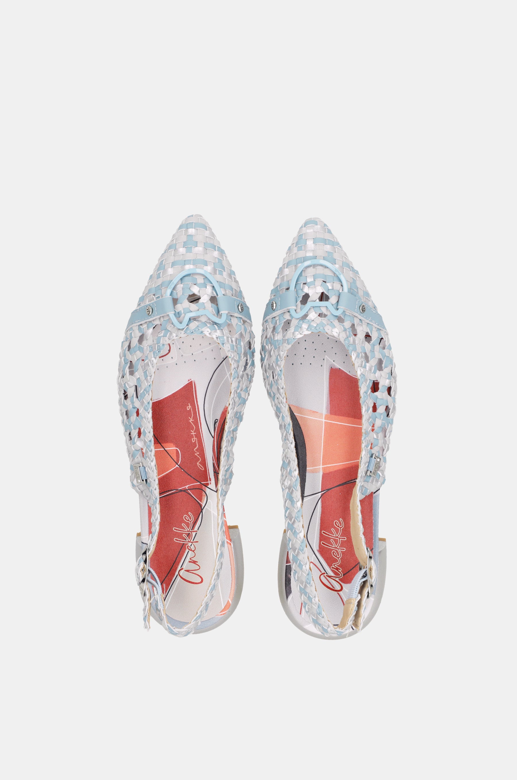 Sandalias destalonadas azules