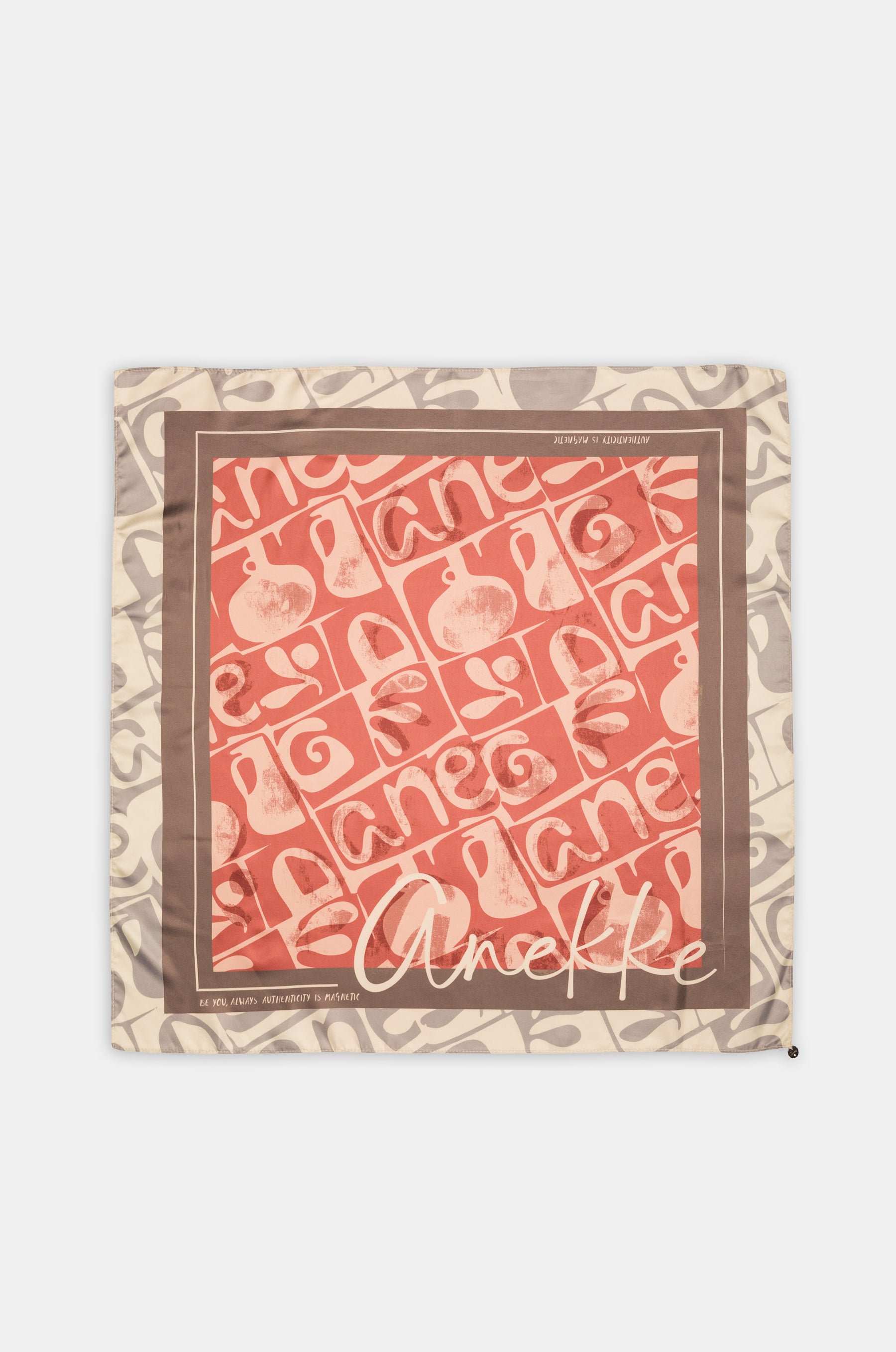 Pañuelo cuadrado estampado Gaia